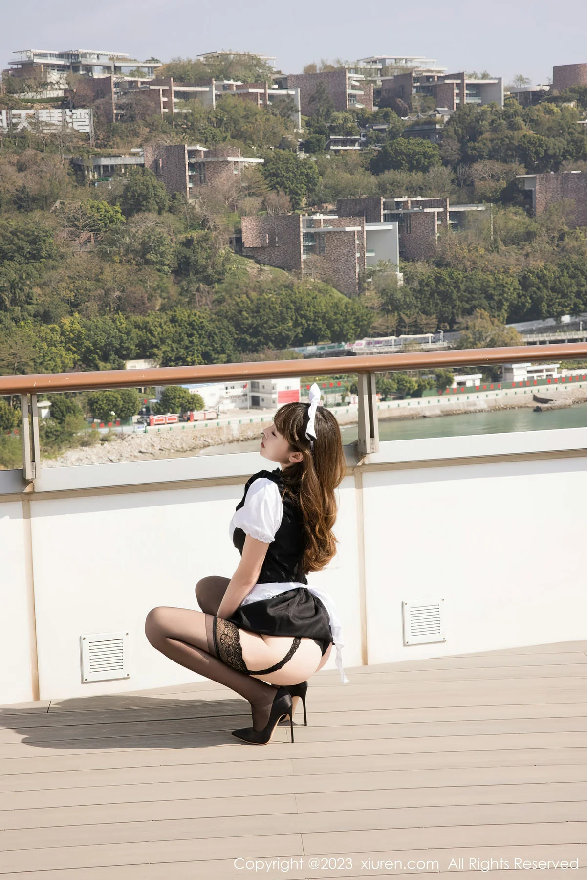 XiuRen 秀人 No.6224 萌汉药baby 性感黑丝女仆写真 - 10