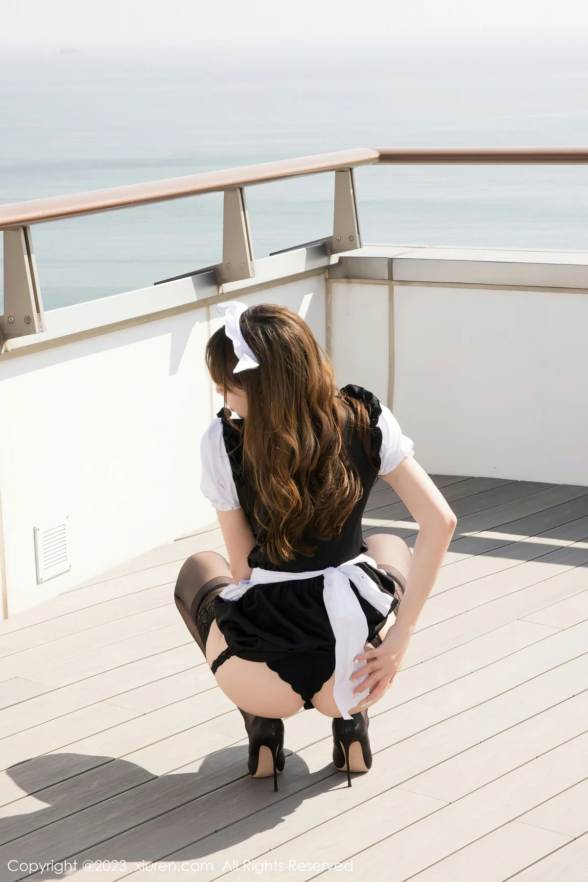 XiuRen 秀人 No.6224 萌汉药baby 性感黑丝女仆写真 - 5