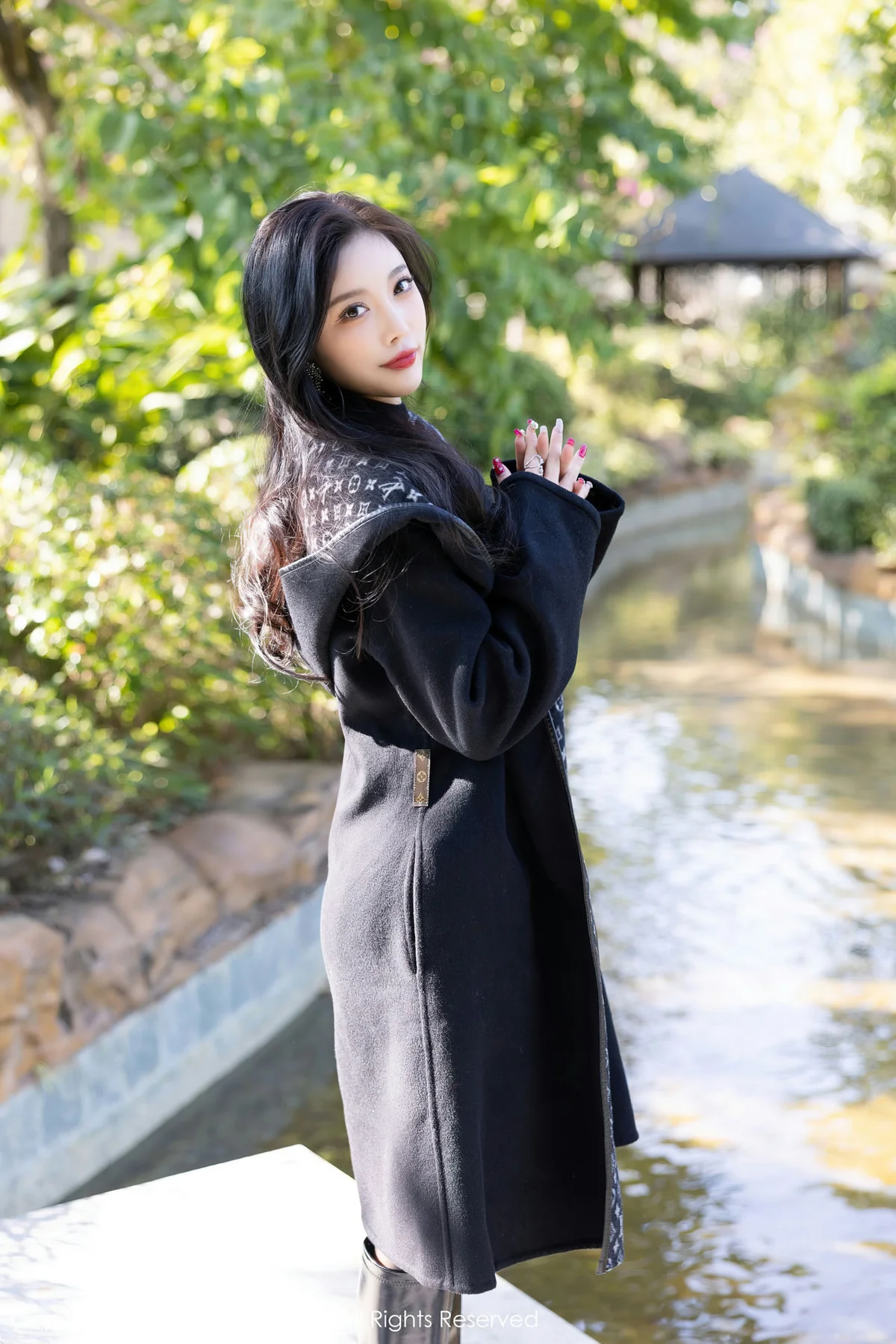 XiuRen 秀人 No.6229 杨晨晨Yome 黑色皮质短裙海南岛旅拍 - 4