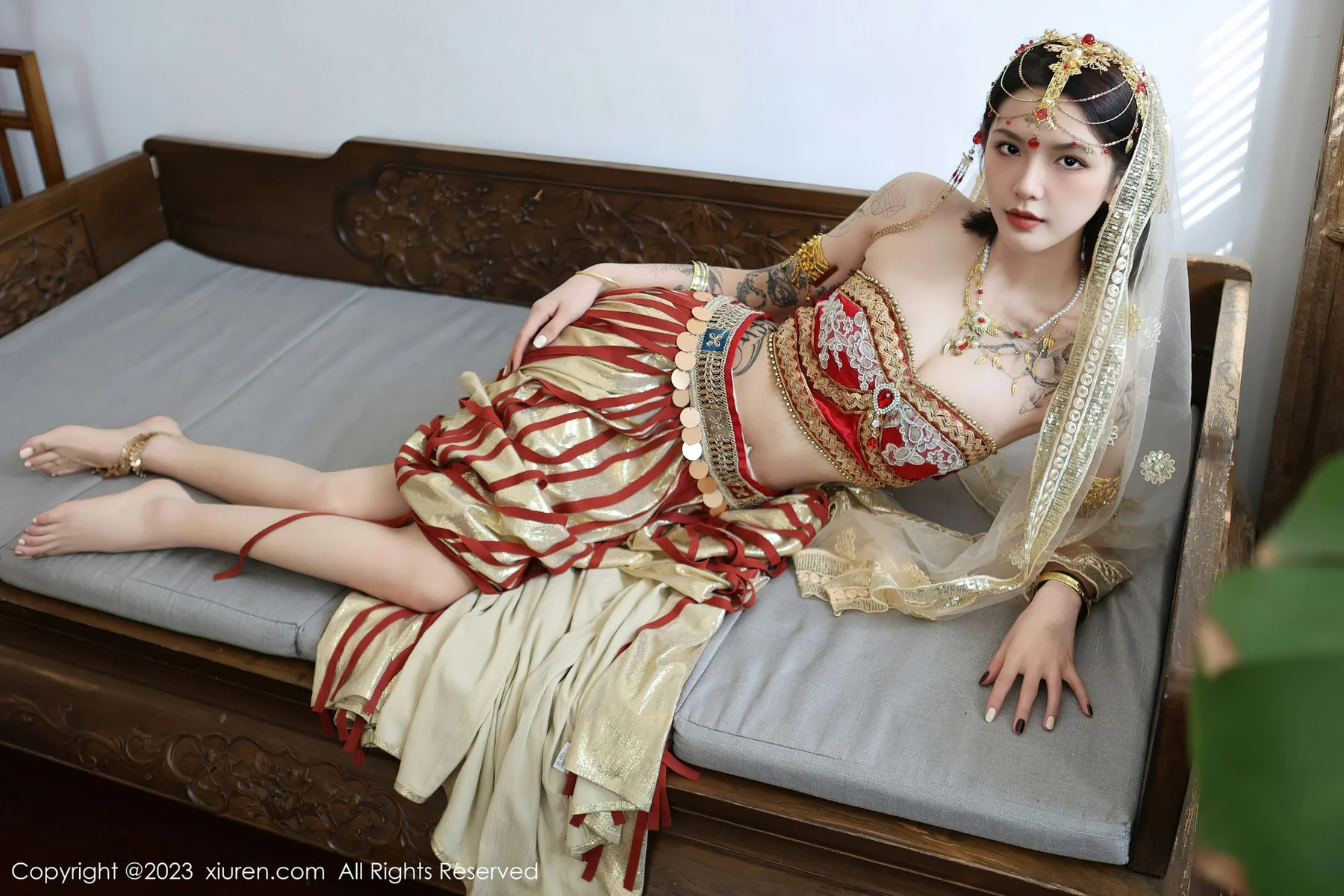 XiuRen 秀人 No.6240 乔一一 异域风情舞女性感写真 - 3