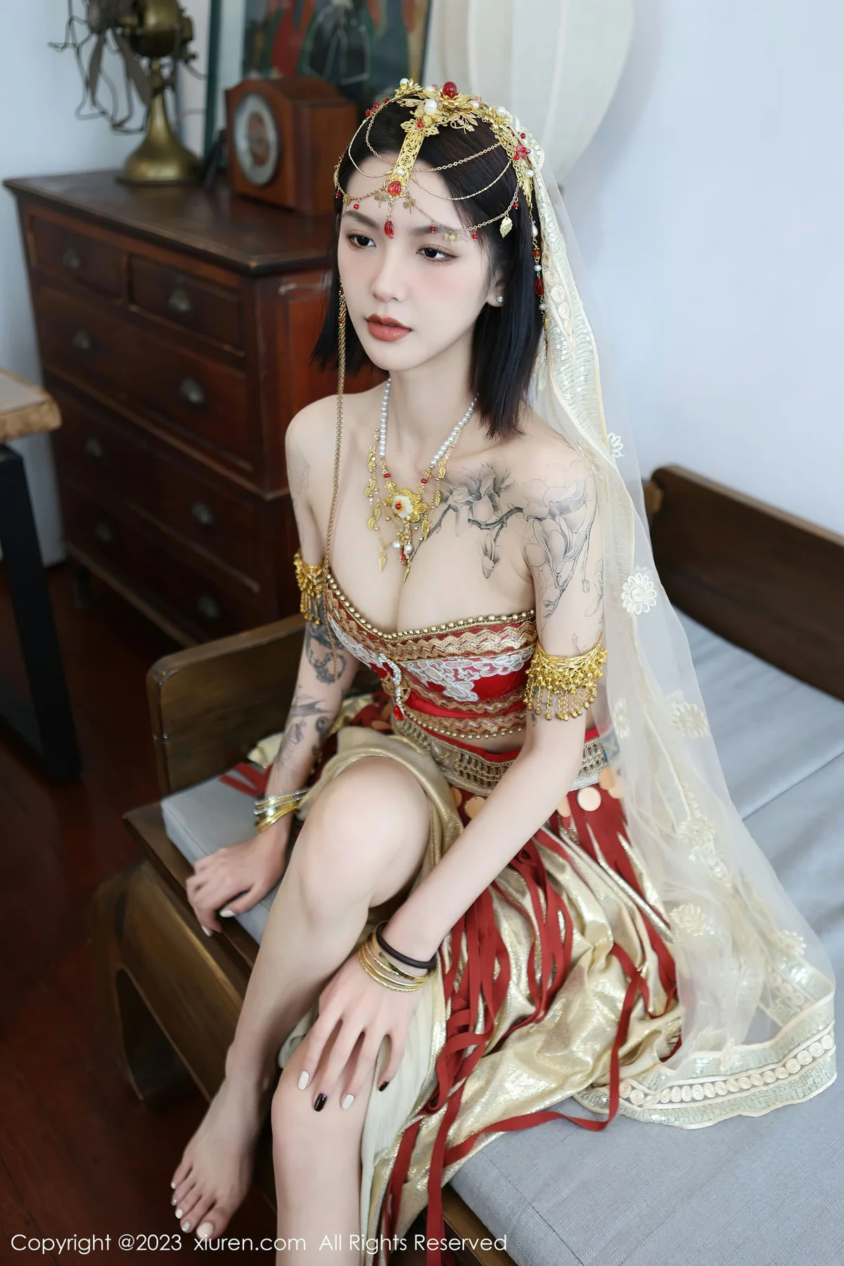 XiuRen 秀人 No.6240 乔一一 异域风情舞女性感写真 - 9