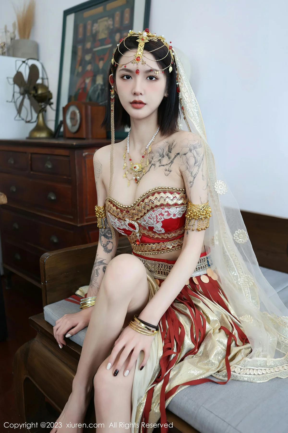 XiuRen 秀人 No.6240 乔一一 异域风情舞女性感写真 - 10