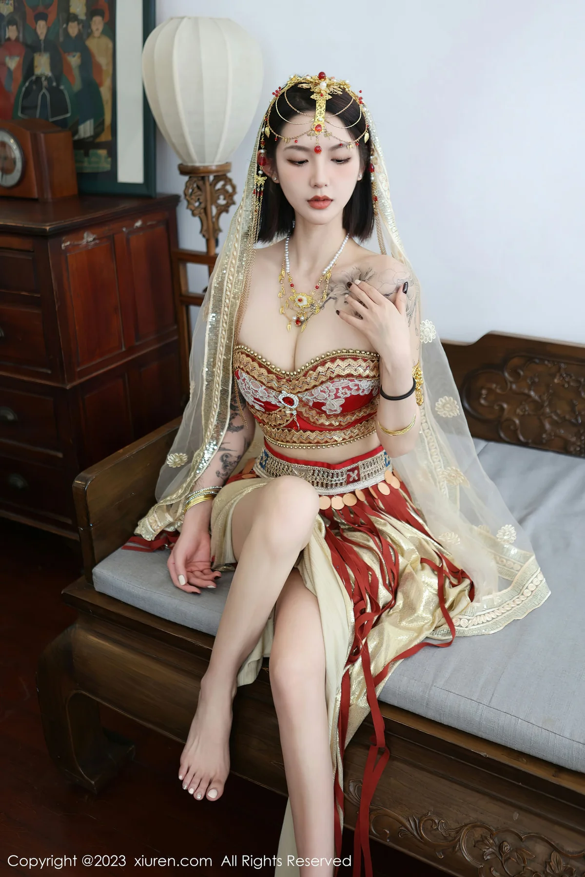 XiuRen 秀人 No.6240 乔一一 异域风情舞女性感写真 - 2