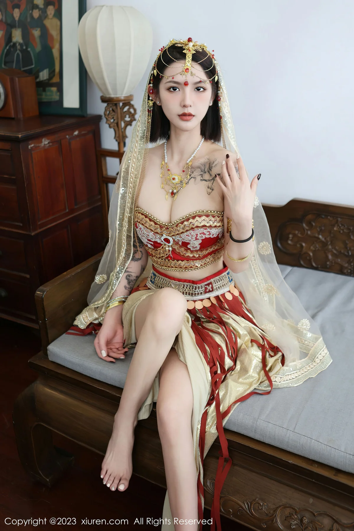 XiuRen 秀人 No.6240 乔一一 异域风情舞女性感写真 - 3