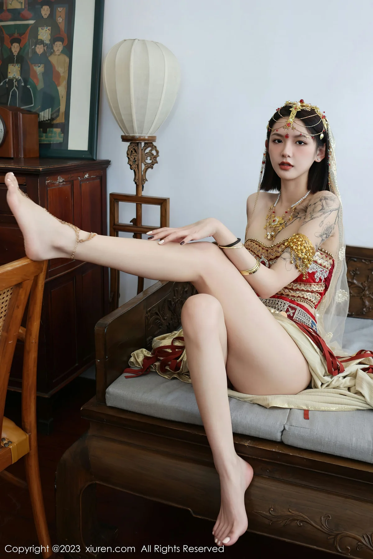 XiuRen 秀人 No.6240 乔一一 异域风情舞女性感写真 - 5