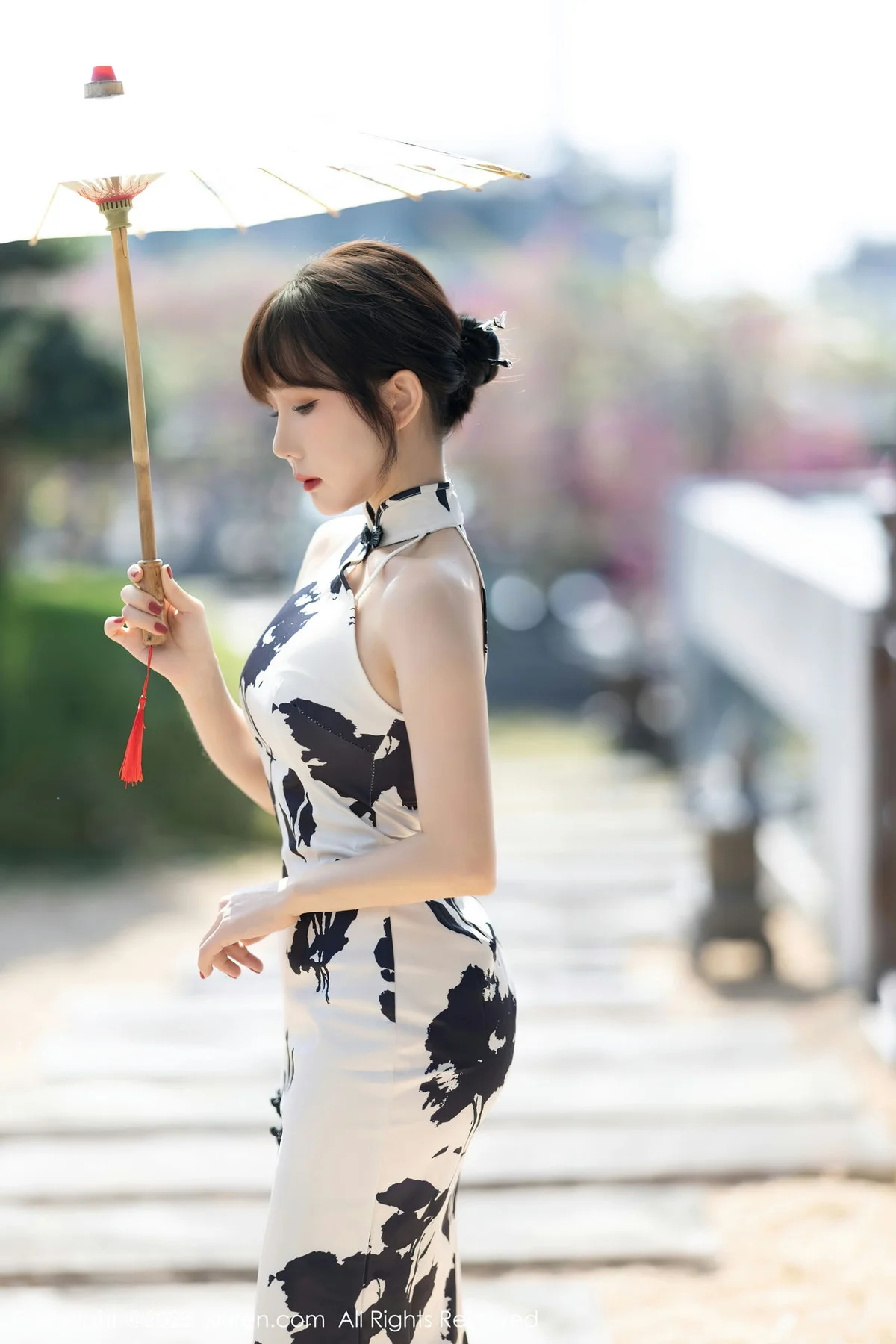 XiuRen 秀人 No.6241 波巧酱 蕾丝内衣海南岛旅拍 - 1