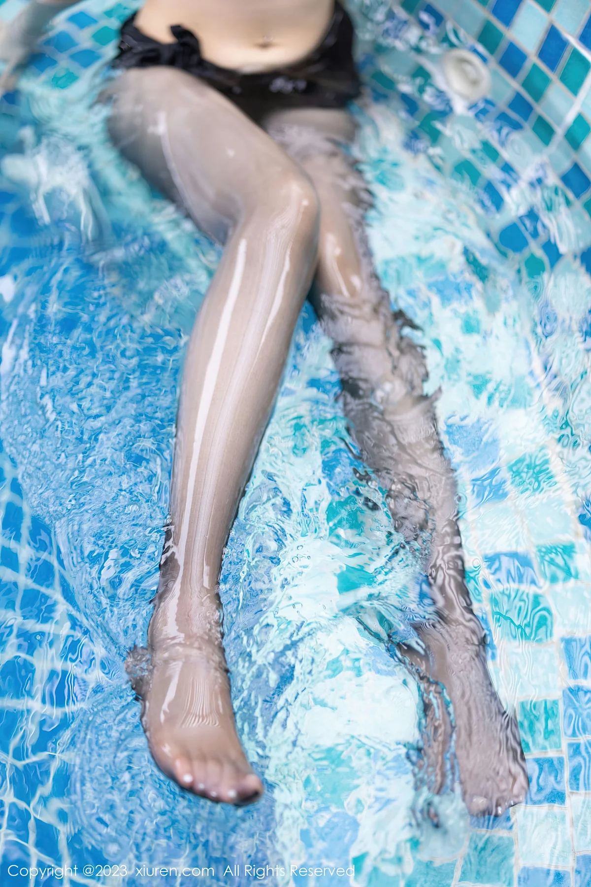 XiuRen 秀人 No.6251 徐莉芝Booty 黑色比基尼性感写真 - 6