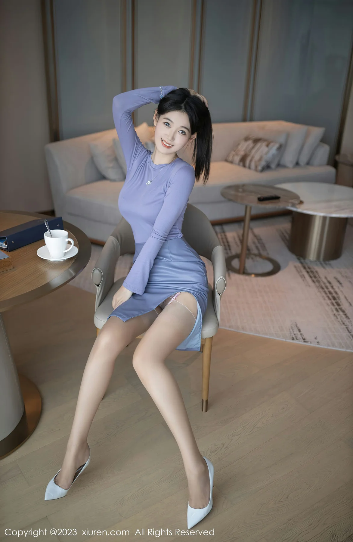 XiuRen 秀人 No.6258 唐安琪 主题下午茶蕾丝内衣写真 - 8