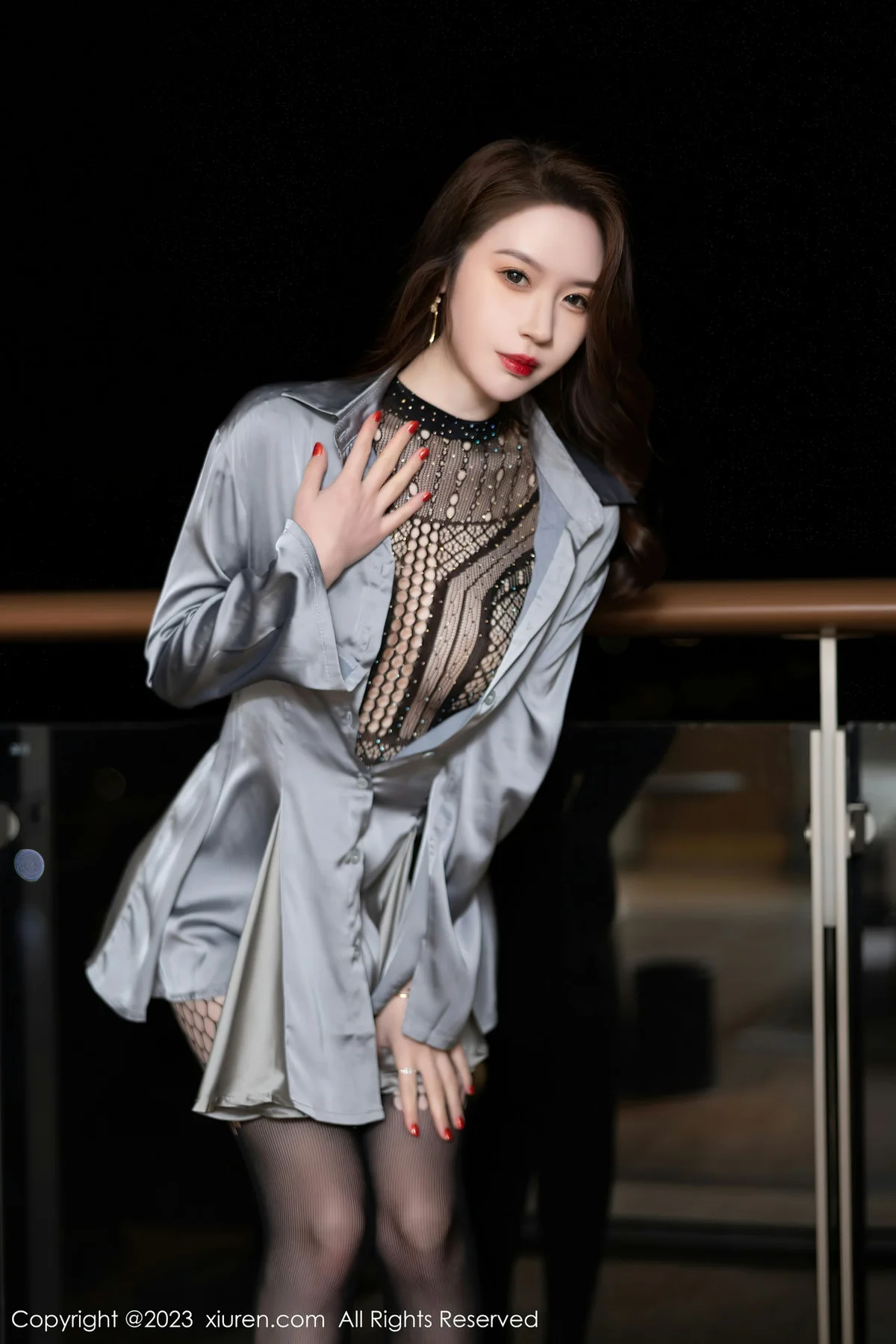 XiuRen 秀人 No.6271 梦心玥 黑色轻透薄纱海南岛旅拍 - 10