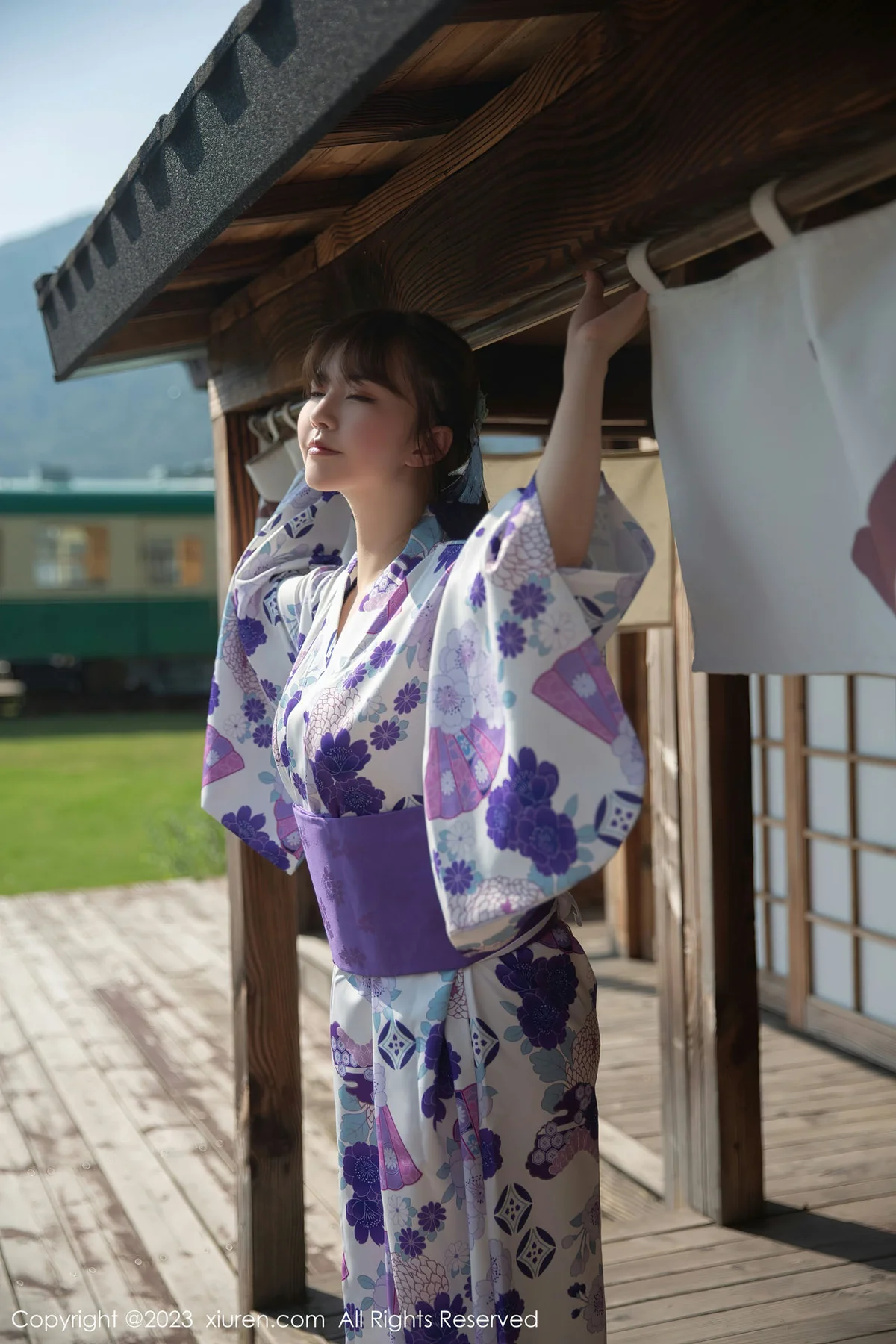 XiuRen 秀人 No.6274 张思允Nice 性感日式和服性感写真 - 7