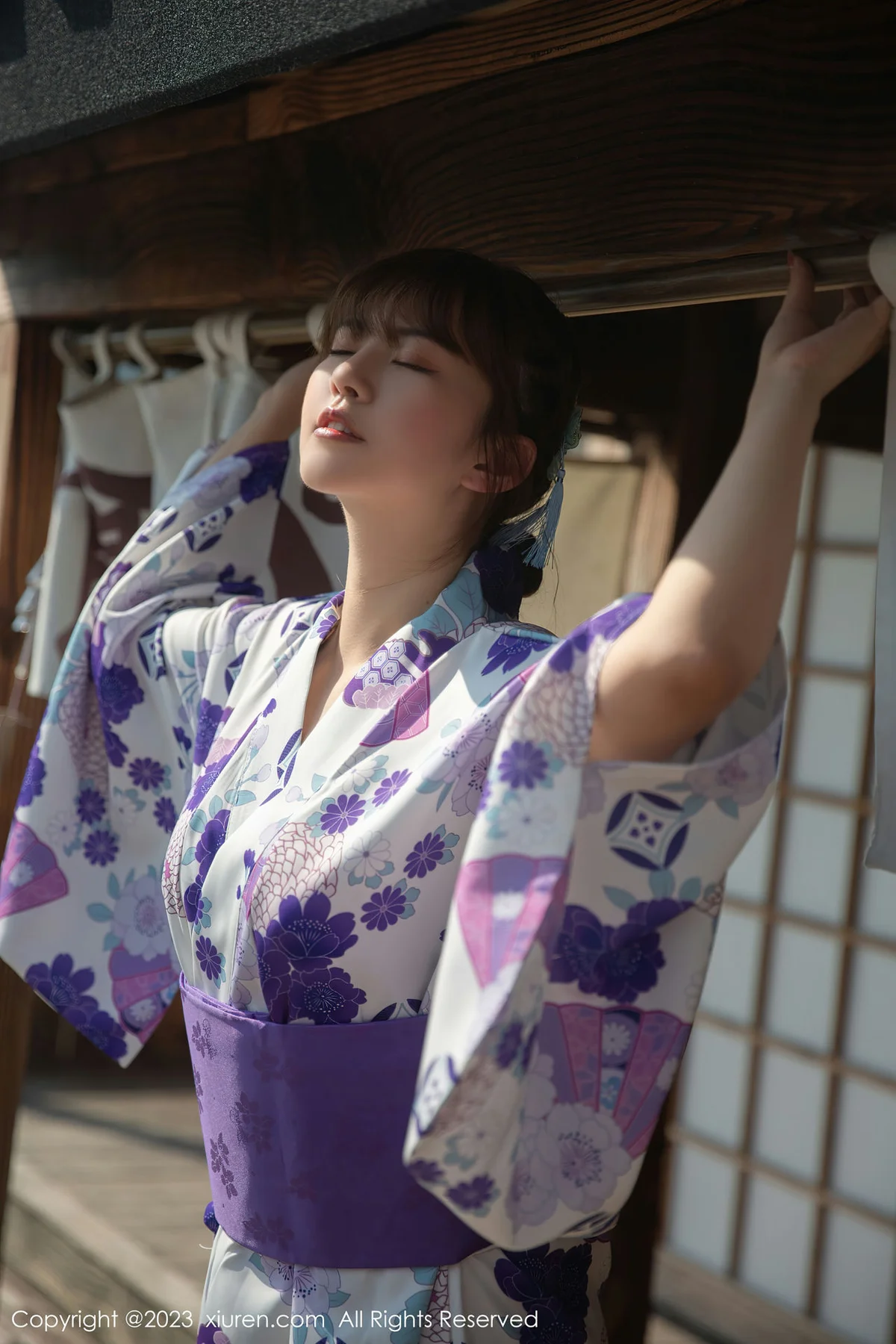 XiuRen 秀人 No.6274 张思允Nice 性感日式和服性感写真 - 8