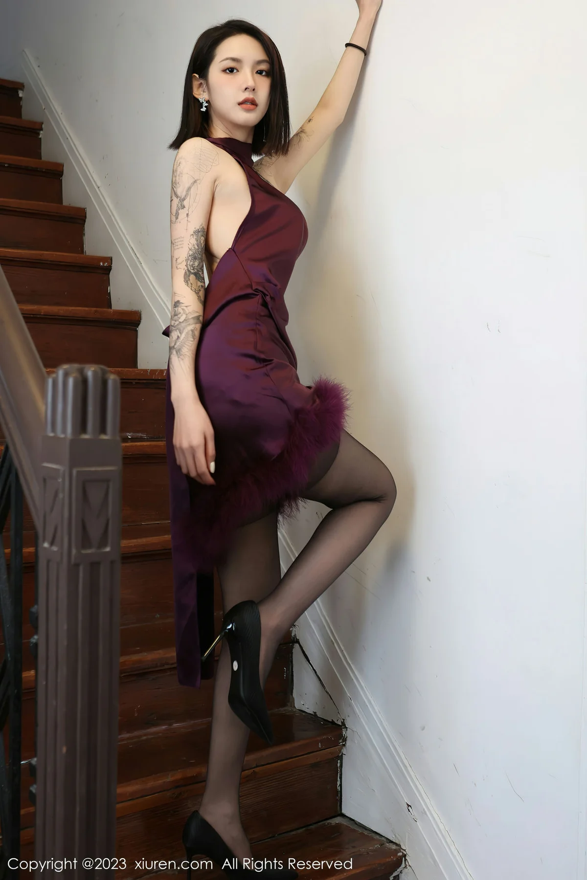 XiuRen 秀人 No.6280 乔一一 连衣短裙性感写真 - 3