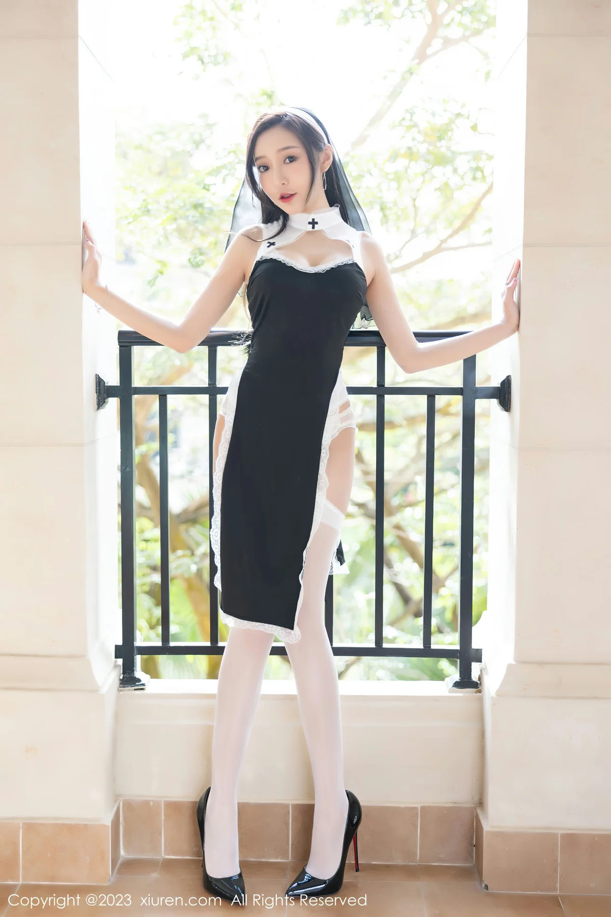 XiuRen 秀人 No.6284 王馨瑶yanni 白色蕾丝内衣海南岛旅拍 - 3