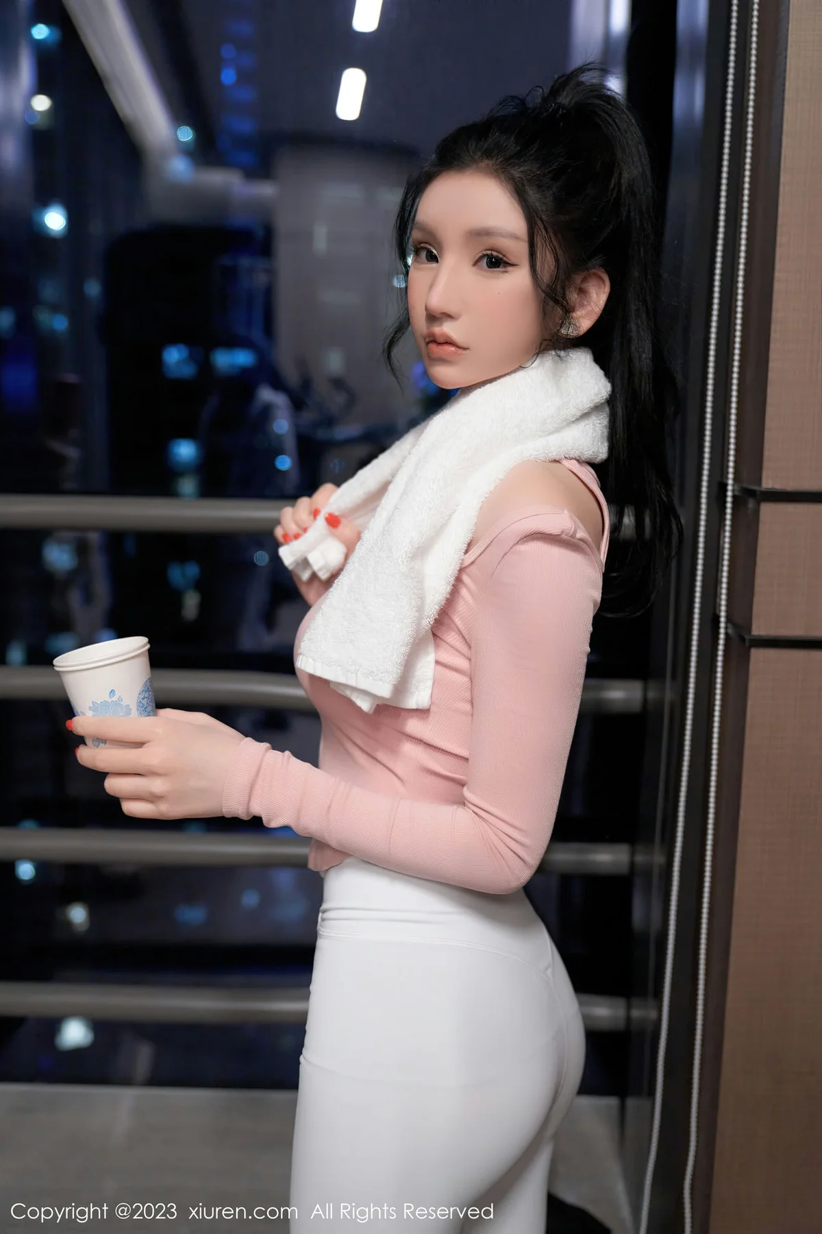 XiuRen 秀人 No.6285 周于希Sally 主题《健身少女》澳门旅拍 - 5