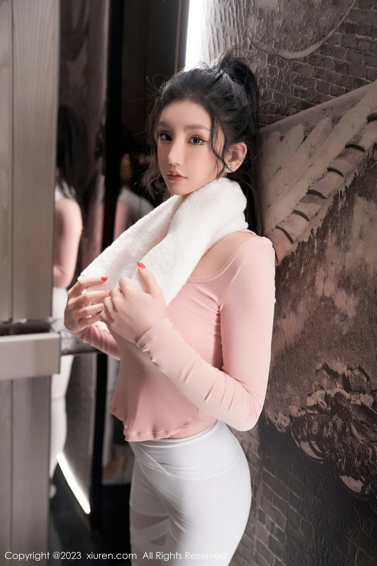 XiuRen 秀人 No.6285 周于希Sally 主题《健身少女》澳门旅拍 - 6