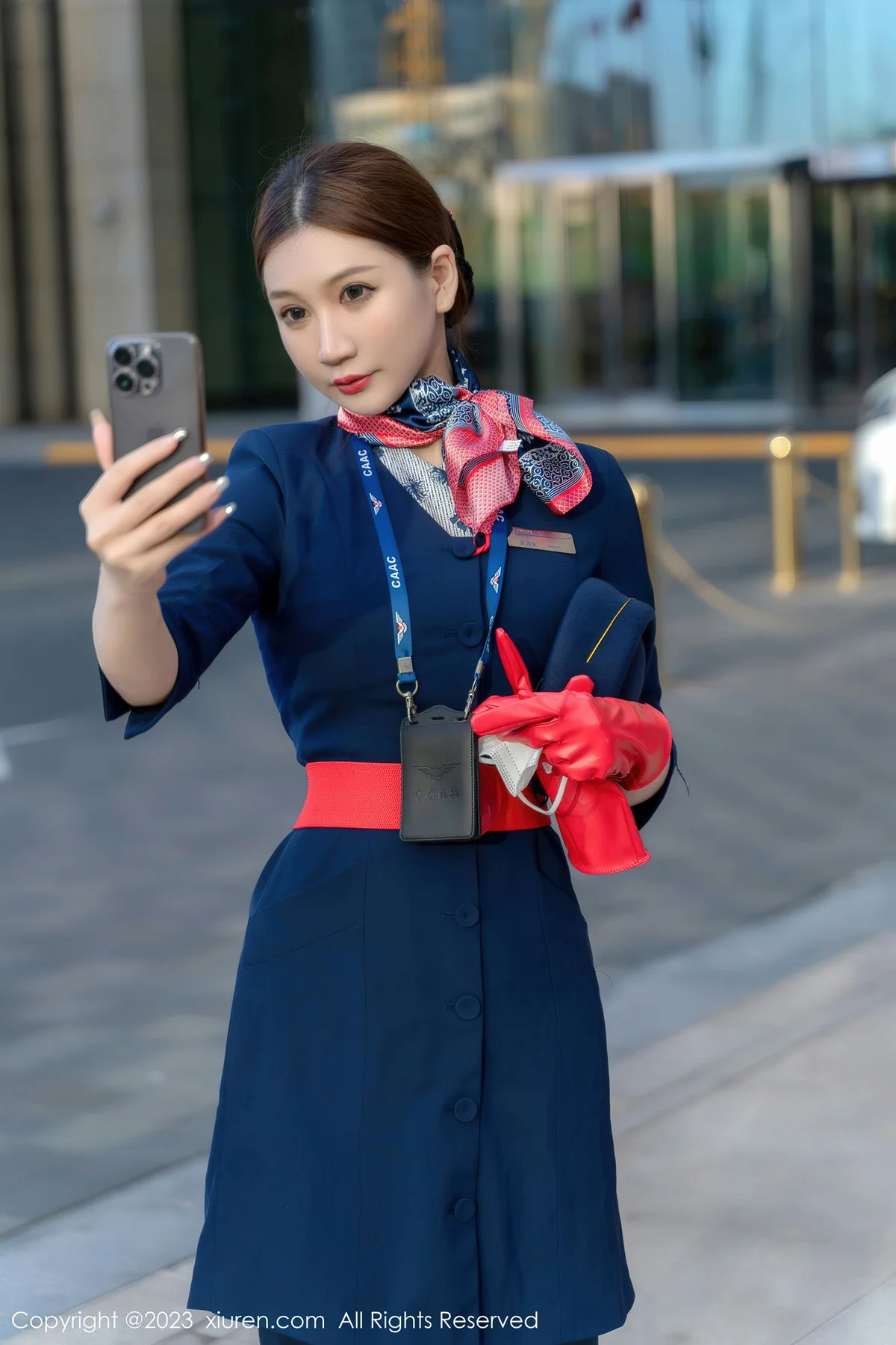 XiuRen 秀人 No.6288 顾乔楠Cora 空乘小姐姐直播系列阳朔旅拍1 - 4