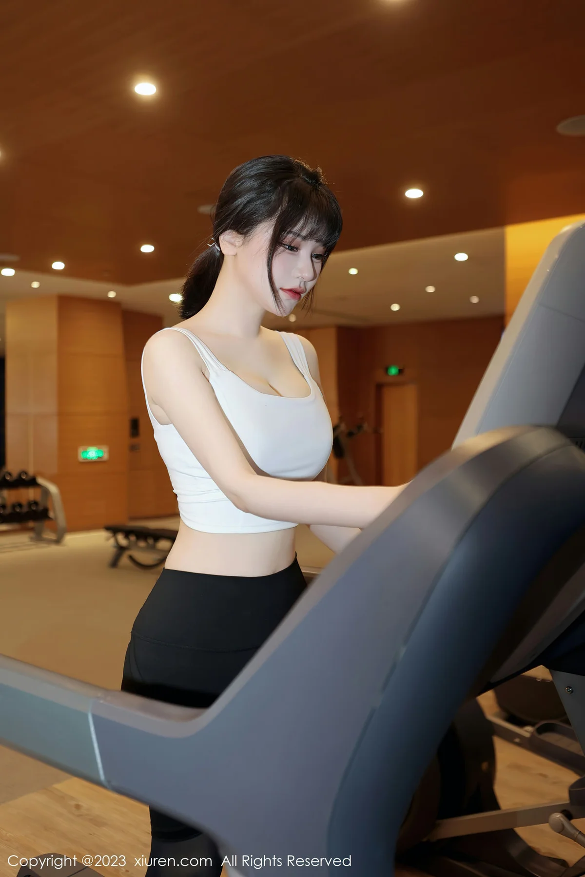 XiuRen 秀人 No.6289 桃桃子_ 健身房的故事性感写真3 - 3