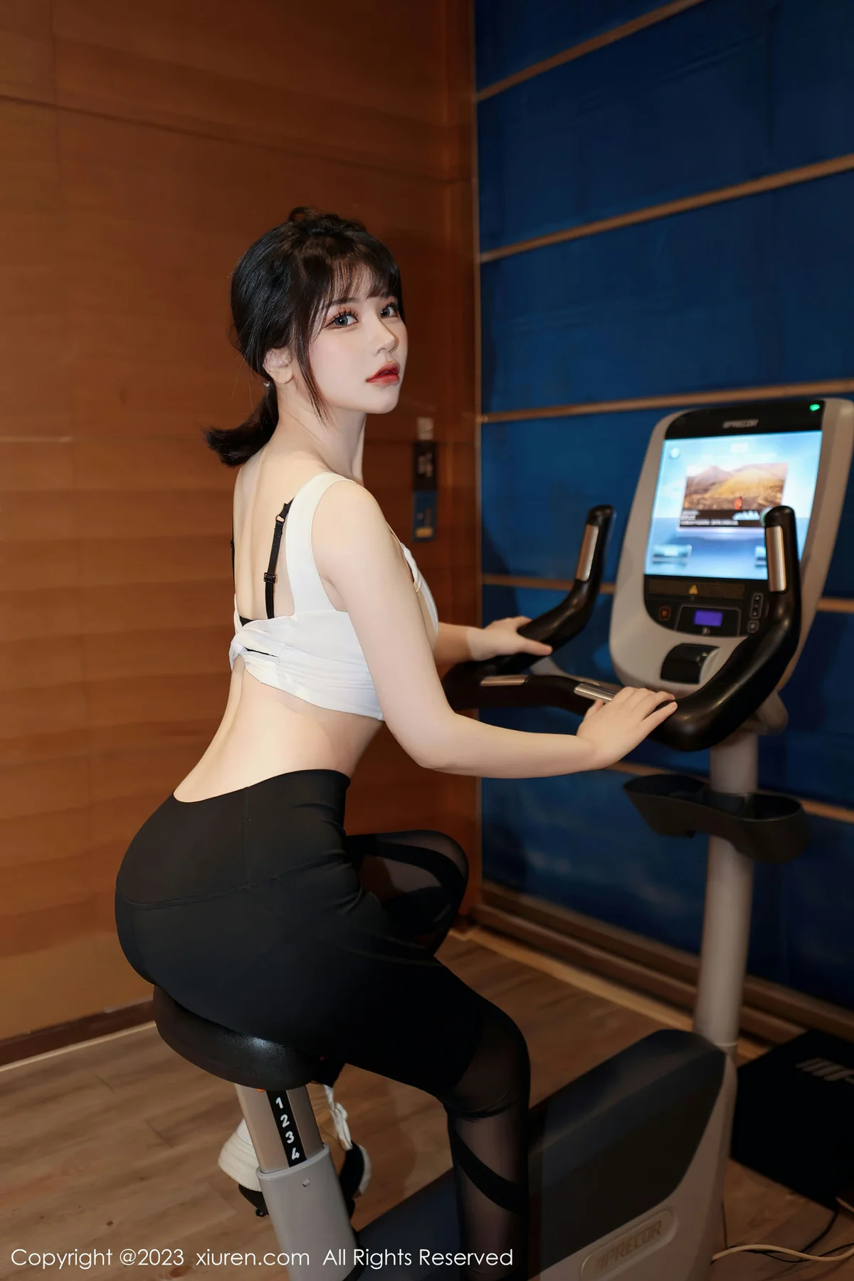 XiuRen 秀人 No.6289 桃桃子_ 健身房的故事性感写真3 - 3