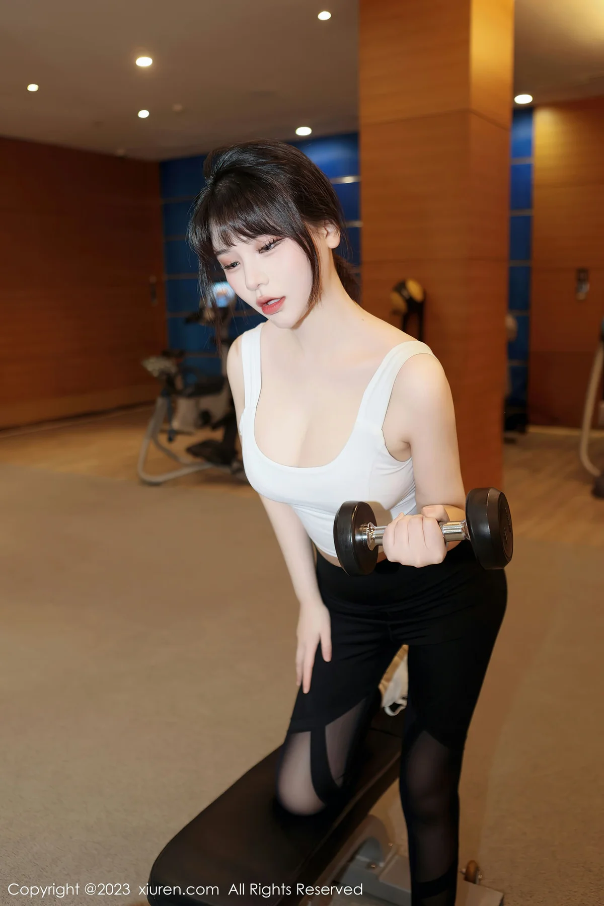 XiuRen 秀人 No.6289 桃桃子_ 健身房的故事性感写真3 - 7