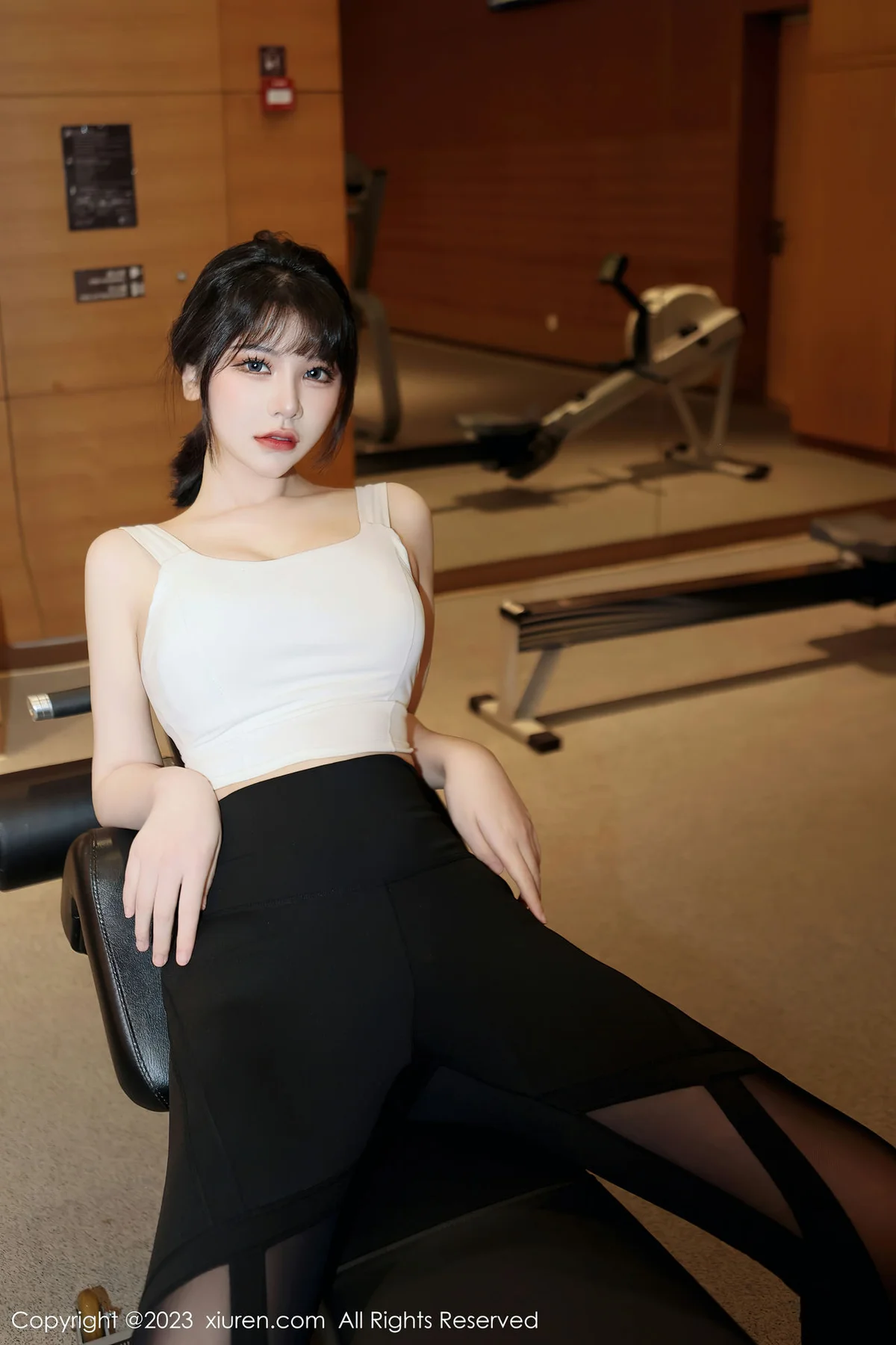 XiuRen 秀人 No.6289 桃桃子_ 健身房的故事性感写真3 - 9