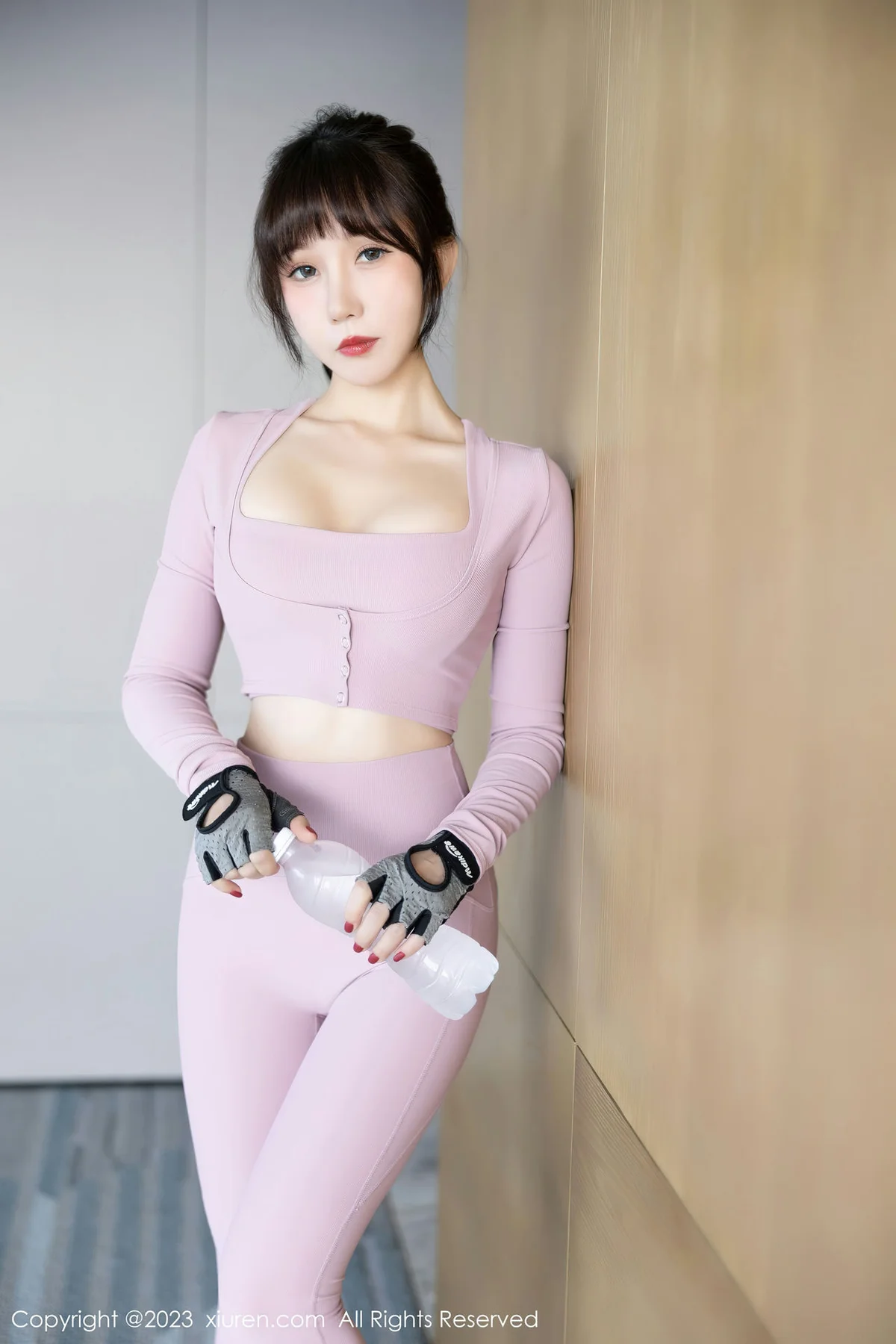 XiuRen 秀人 No.6291 波巧酱 粉色运动服饰海南岛旅拍 - 7