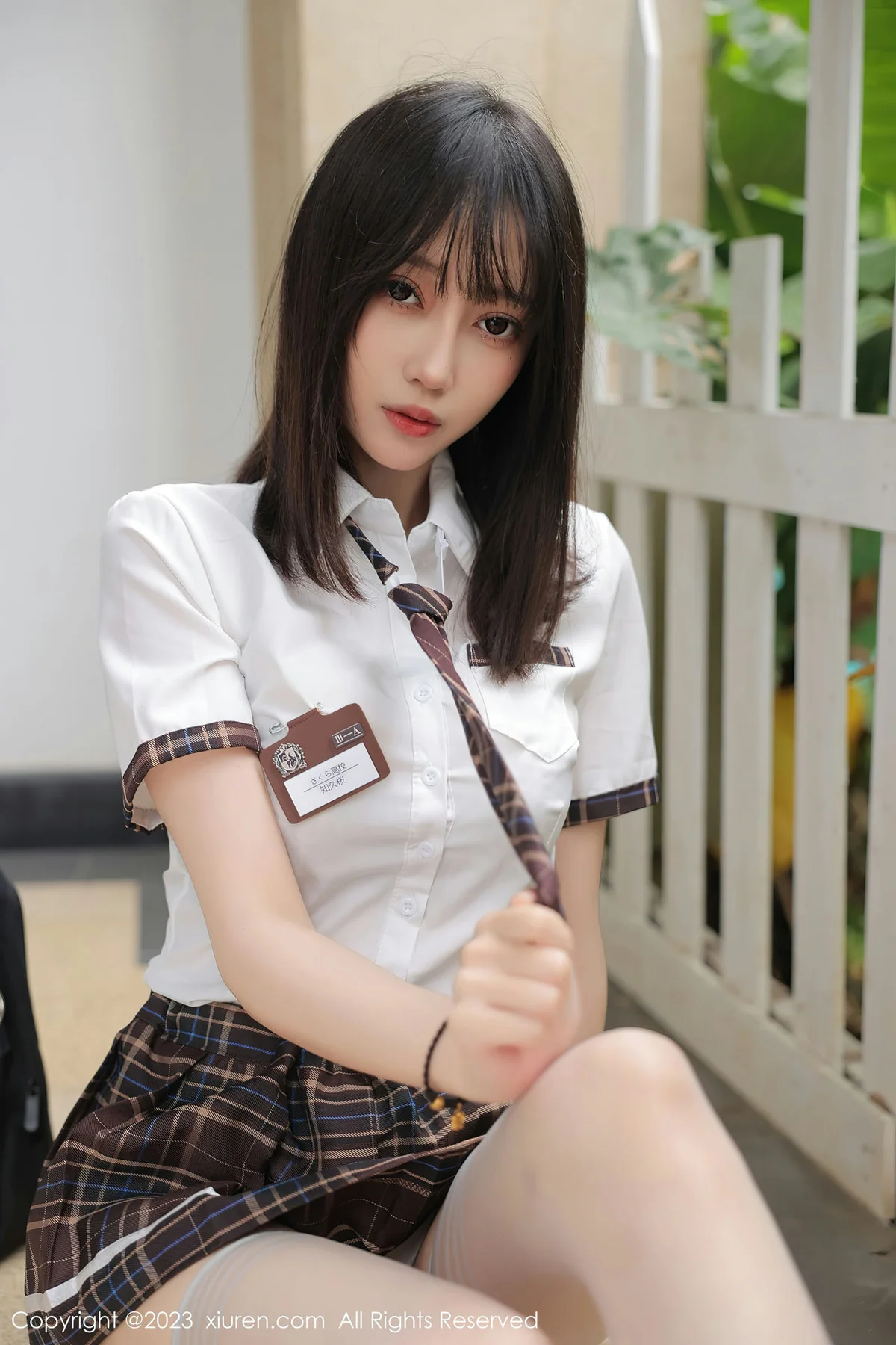 XiuRen 秀人 No.6292 玥儿玥er 学妹制服诱惑二月万宁旅拍11 - 9