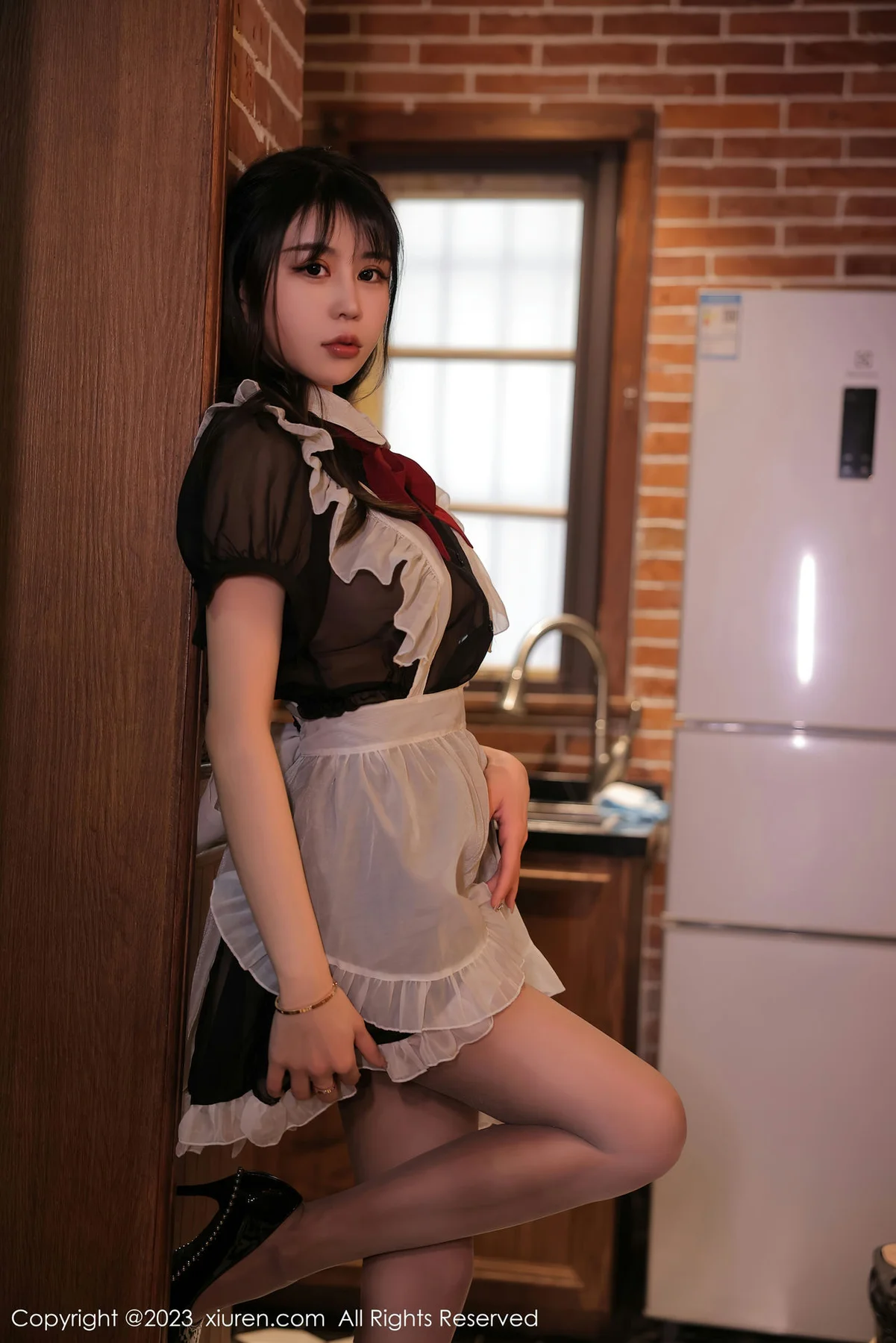 XiuRen 秀人 No.6310 tina_甜仔 性感女仆十月海南旅拍 - 6