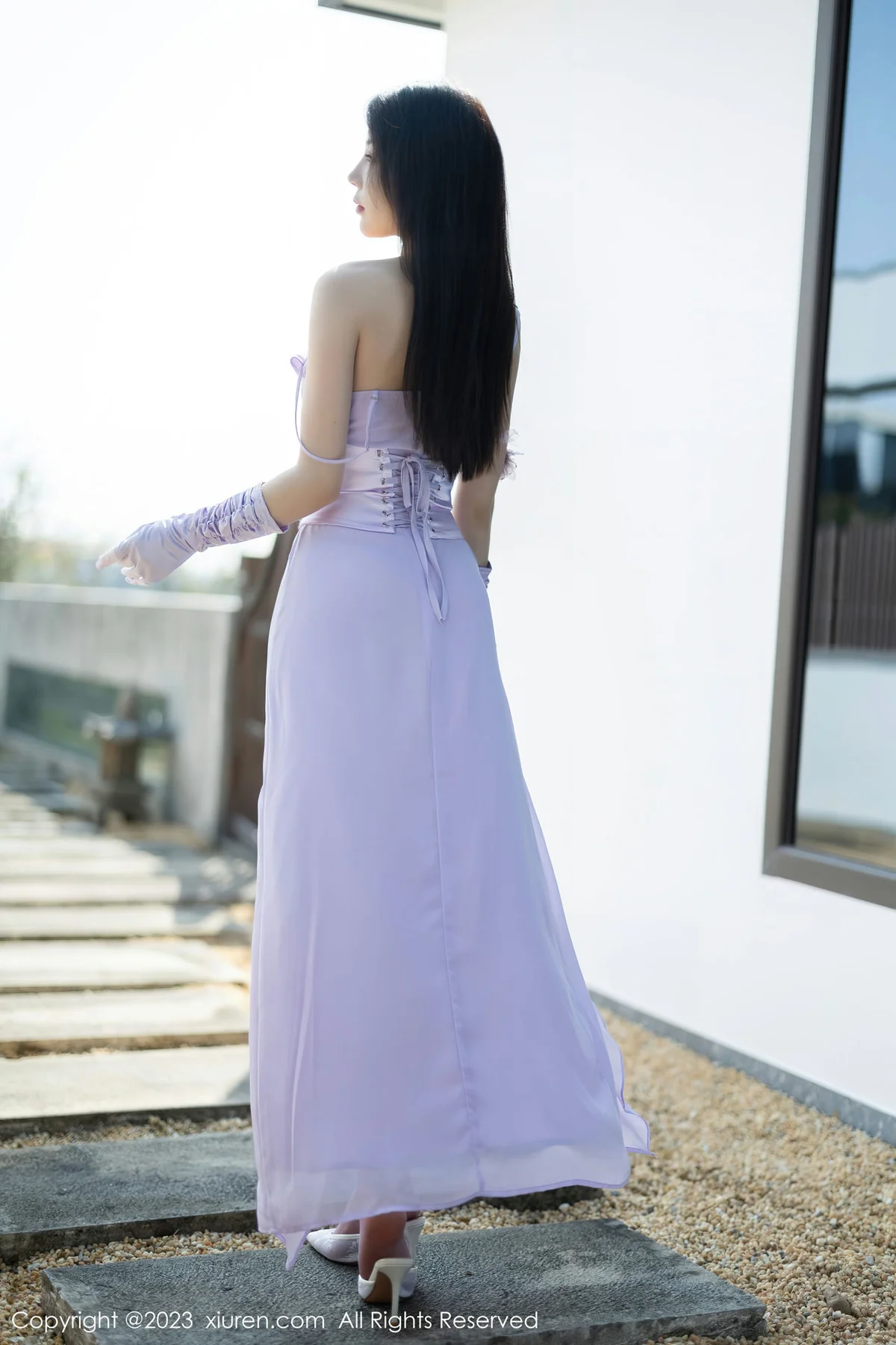 XiuRen 秀人 No.6324 徐莉芝Booty 蓝色网格内衣性感写真1 - 3