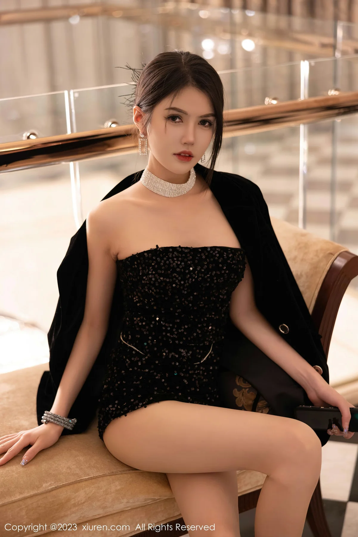 XiuRen 秀人 No.6335 媛媛酱belle 诱人原色丝袜江浙沪旅拍 - 5