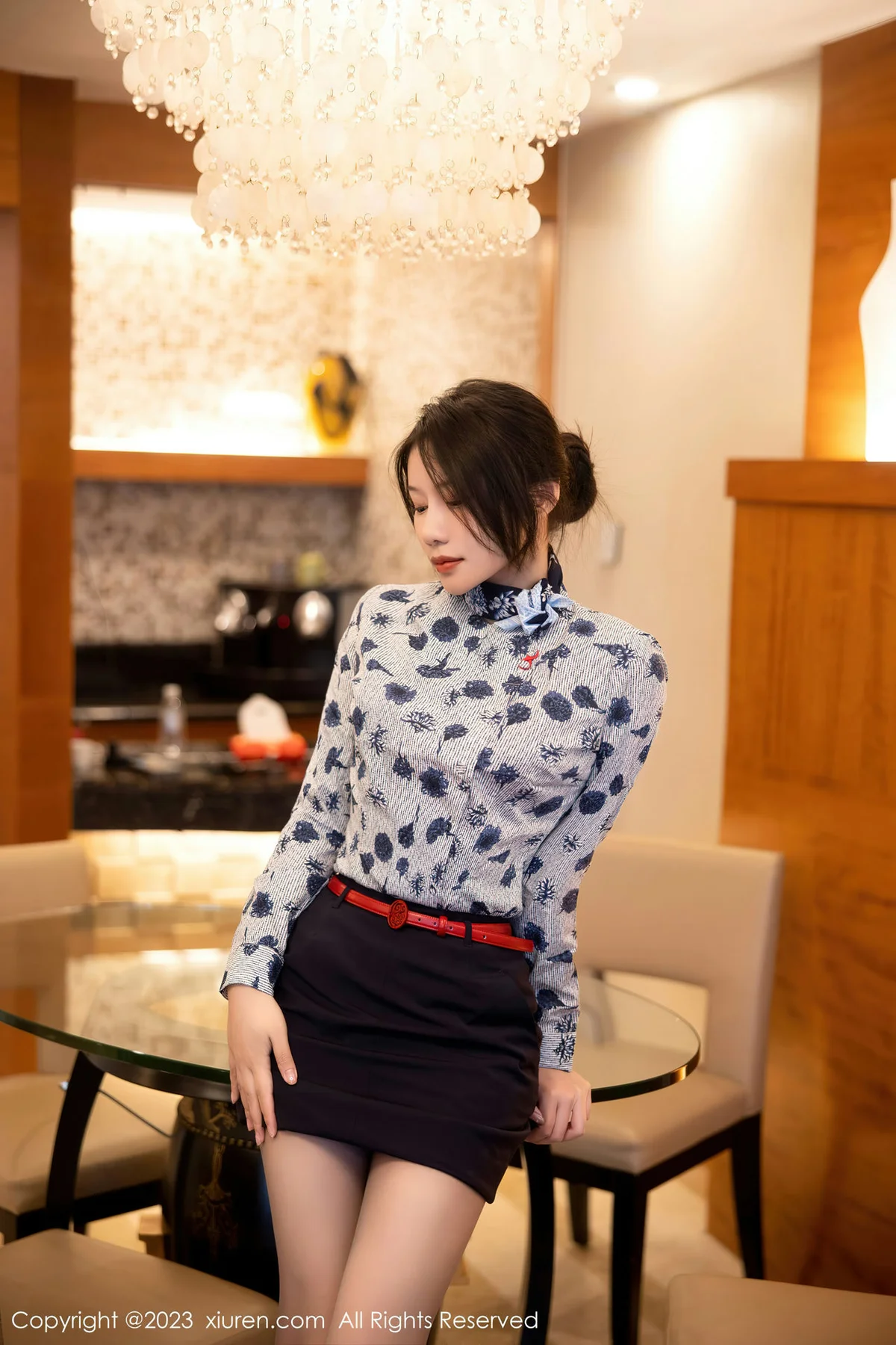 XiuRen 秀人 No.6338 王楚璇 空姐制服首套写真 - 5