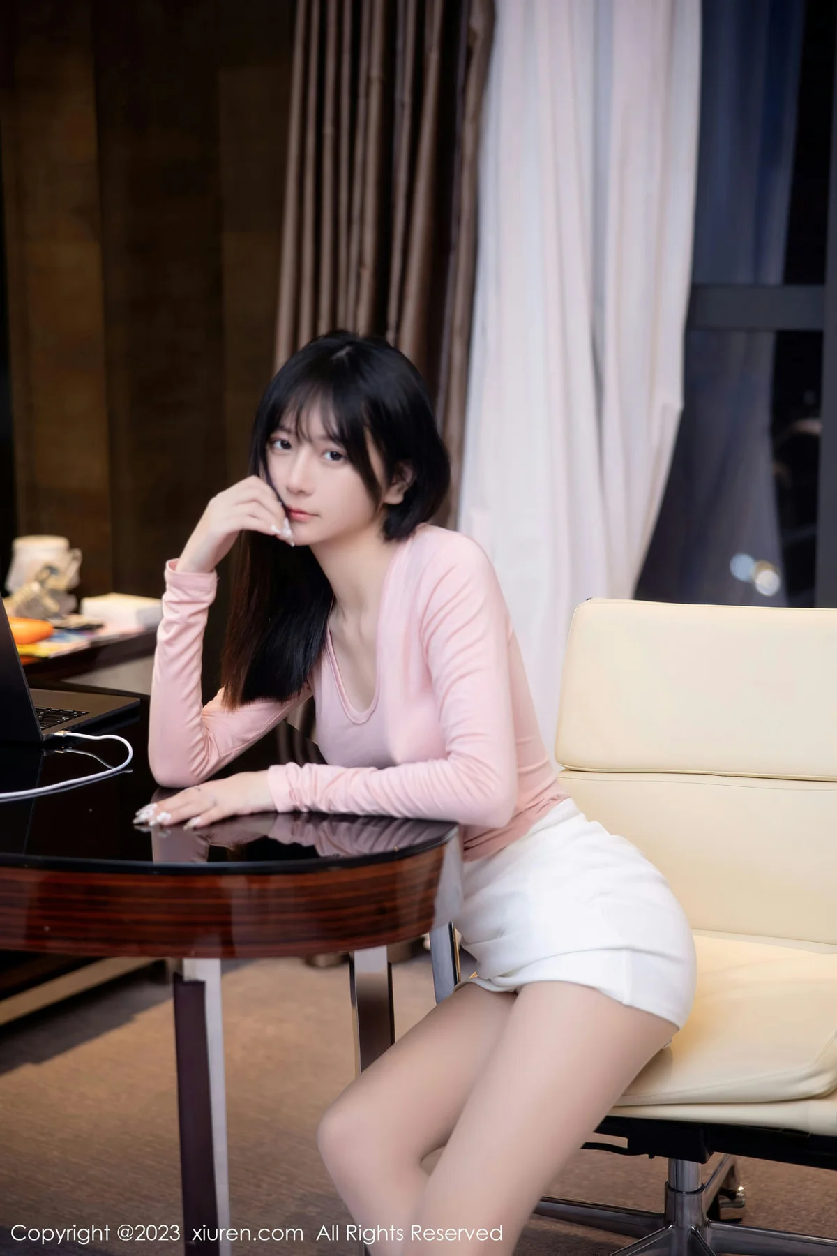 XiuRen 秀人 No.6367 谢小蒽 诱人原色丝袜性感写真11 - 7