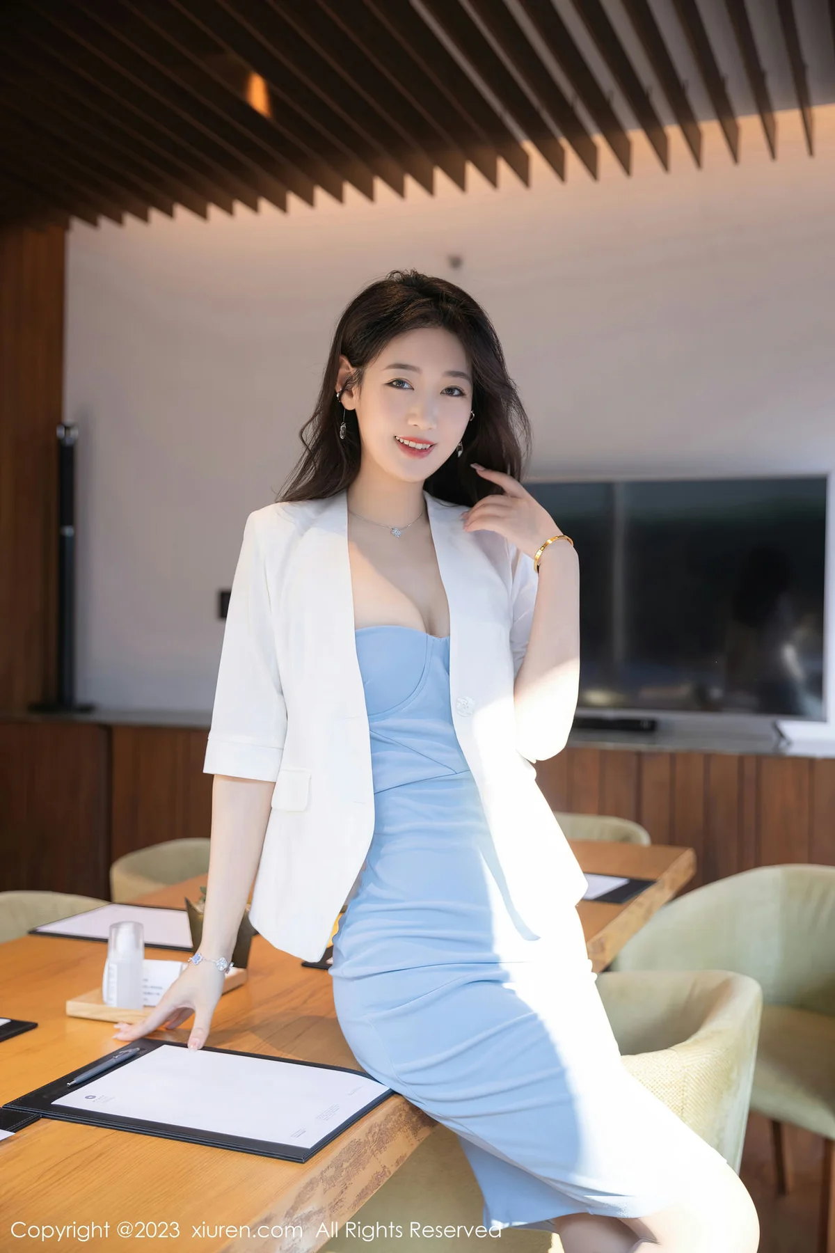 XiuRen 秀人 No.6368 唐安琪 Ol职业性感写真 - 6