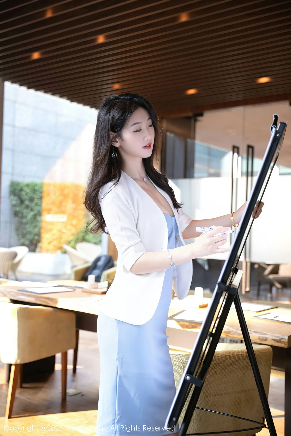 XiuRen 秀人 No.6368 唐安琪 Ol职业性感写真 - 1