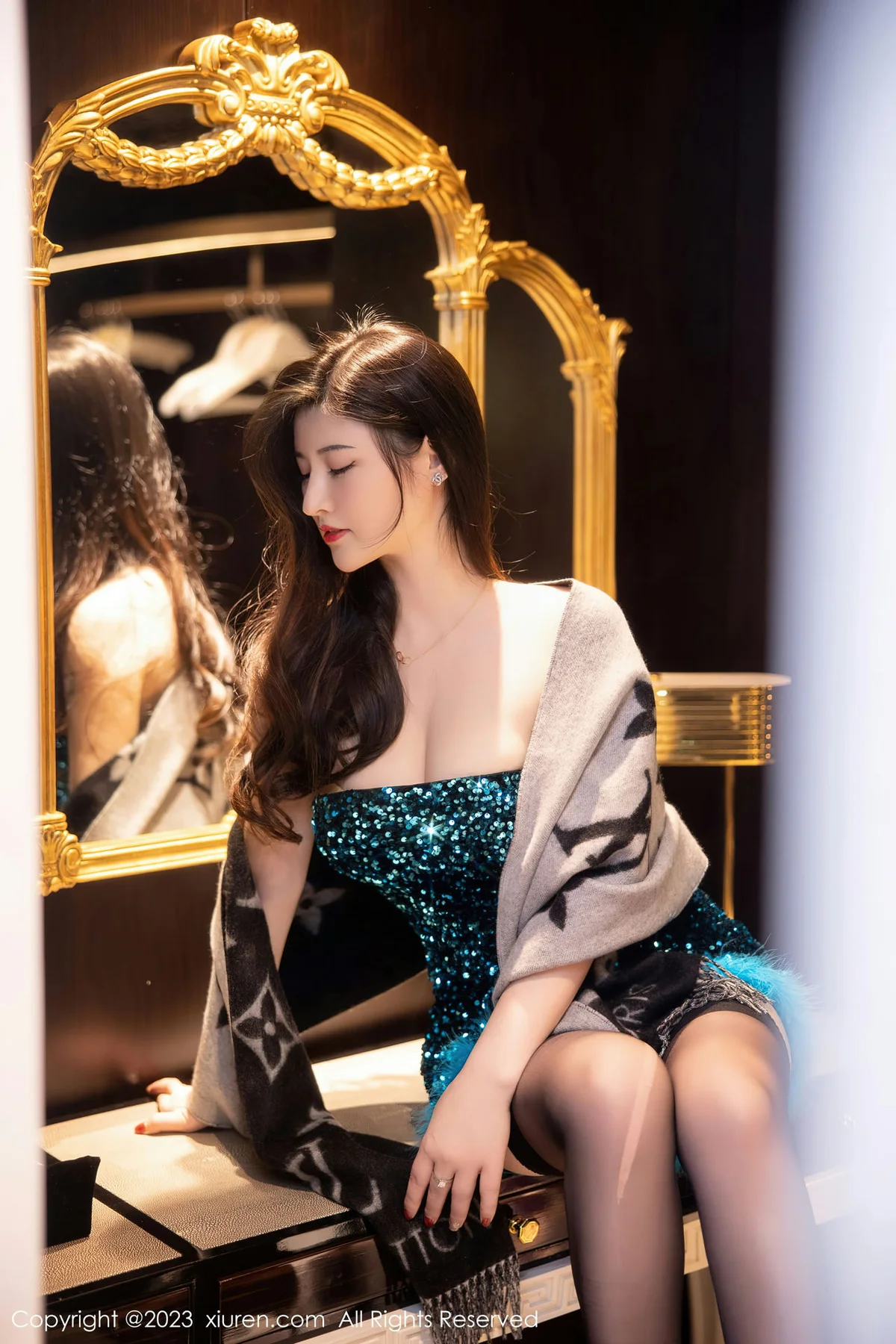 XiuRen 秀人 No.6384 诗诗kiki 蕾丝内衣性感写真 - 5