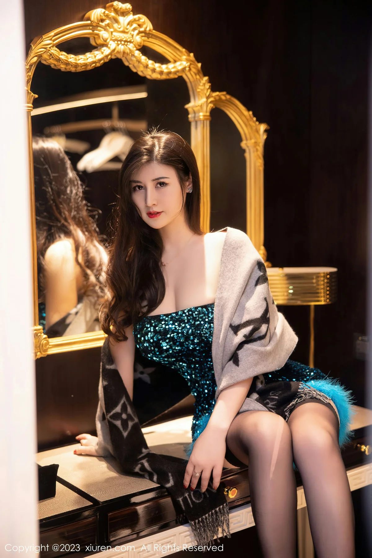 XiuRen 秀人 No.6384 诗诗kiki 蕾丝内衣性感写真 - 6