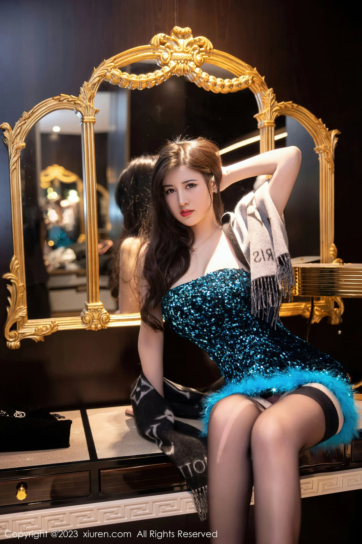 XiuRen 秀人 No.6384 诗诗kiki 蕾丝内衣性感写真 - 7