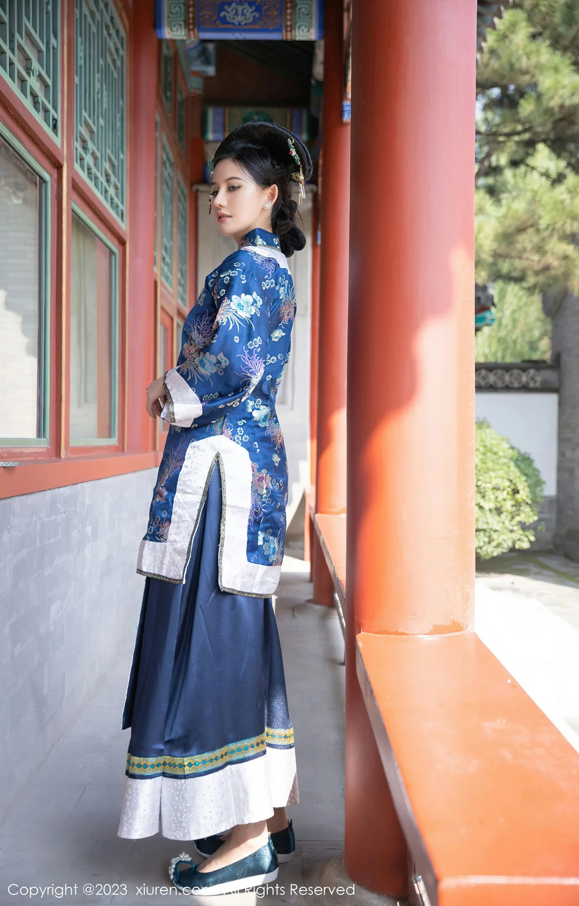 XiuRen 秀人 No.6398 就是阿朱啊 宫廷古装性感写真1 - 6