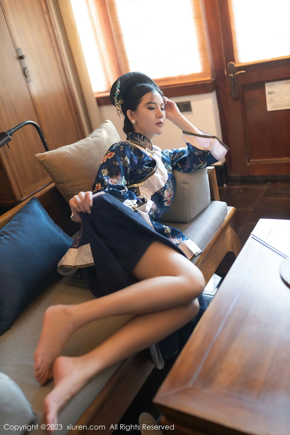 XiuRen 秀人 No.6398 就是阿朱啊 宫廷古装性感写真1 - 8