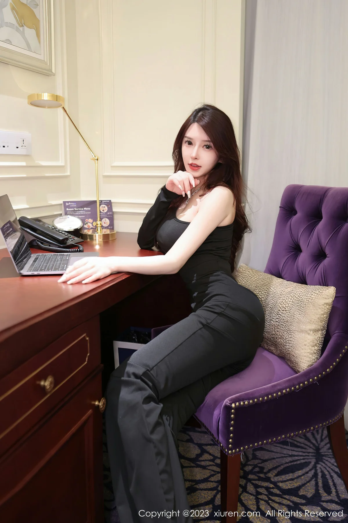 XiuRen 秀人 No.6417 玉兔miki 蕾丝与魅惑黑丝写真11 - 8