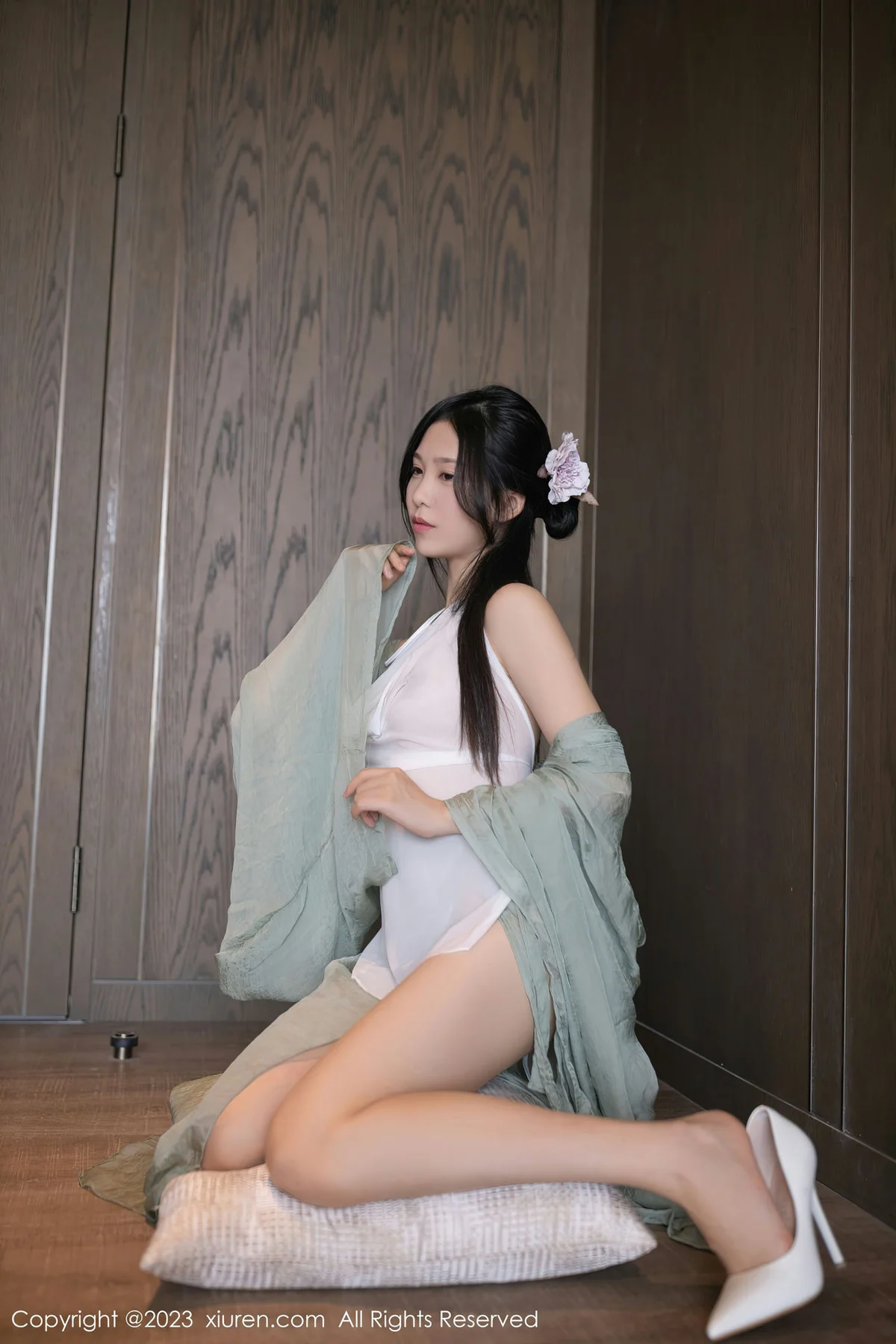 XiuRen 秀人 No.6420 利世 绿色古装性感写真33 - 6