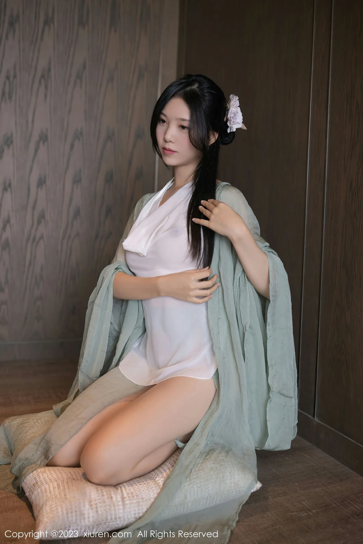 XiuRen 秀人 No.6420 利世 绿色古装性感写真33 - 1