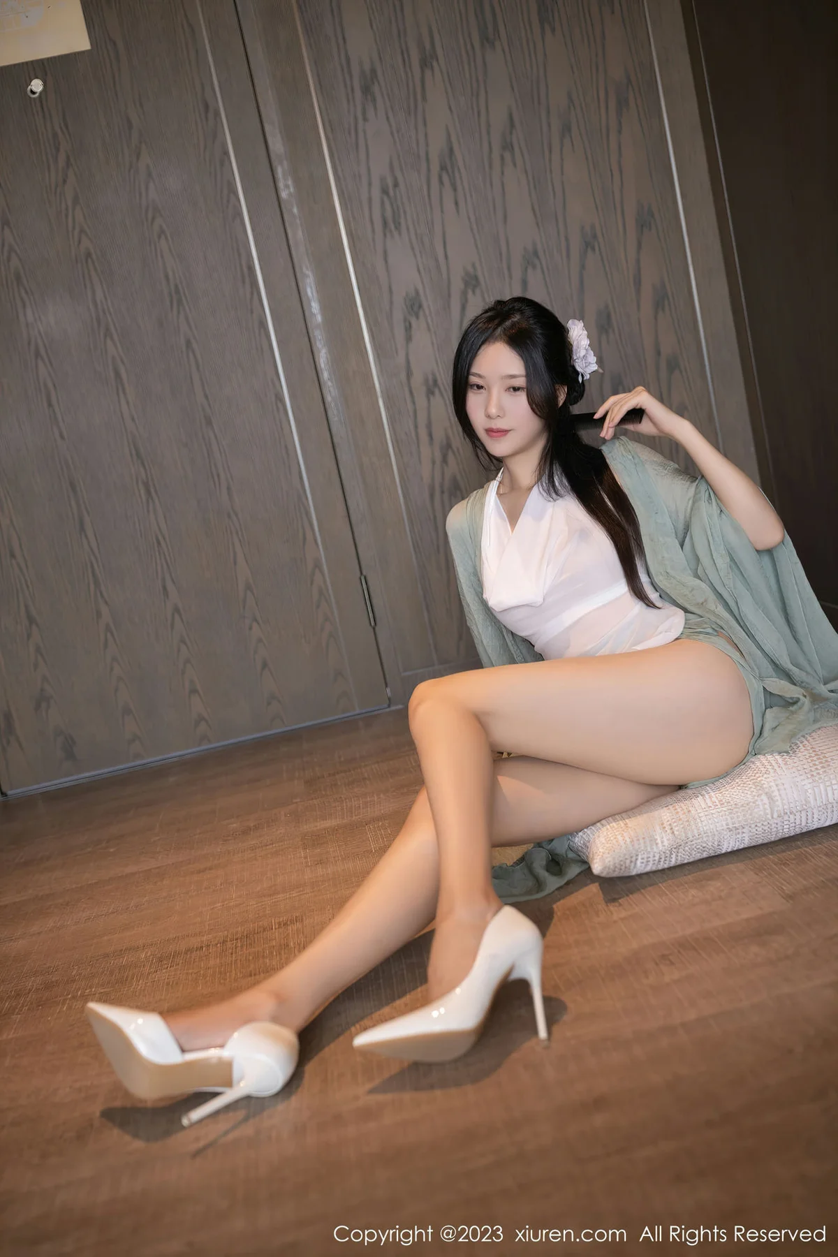 XiuRen 秀人 No.6420 利世 绿色古装性感写真33 - 4