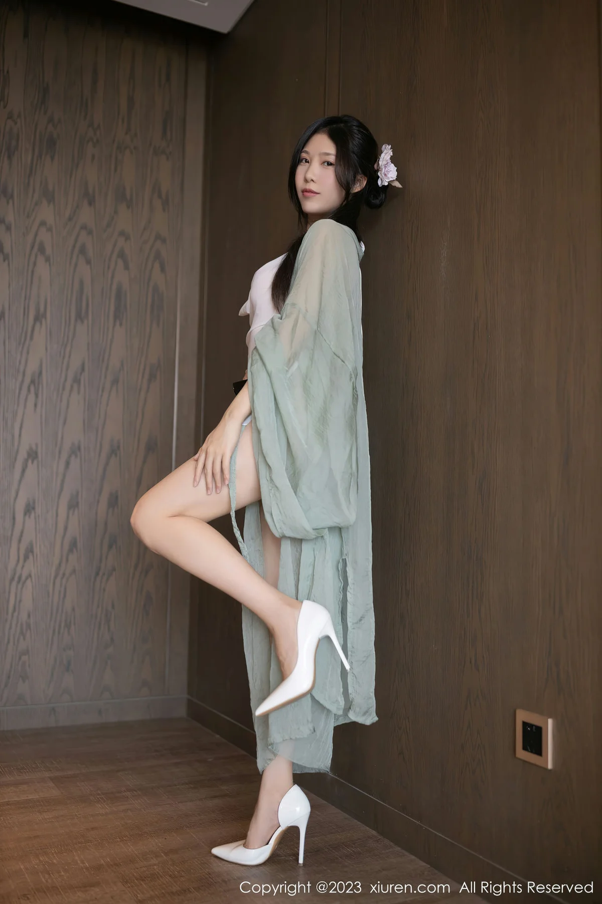 XiuRen 秀人 No.6420 利世 绿色古装性感写真33 - 7