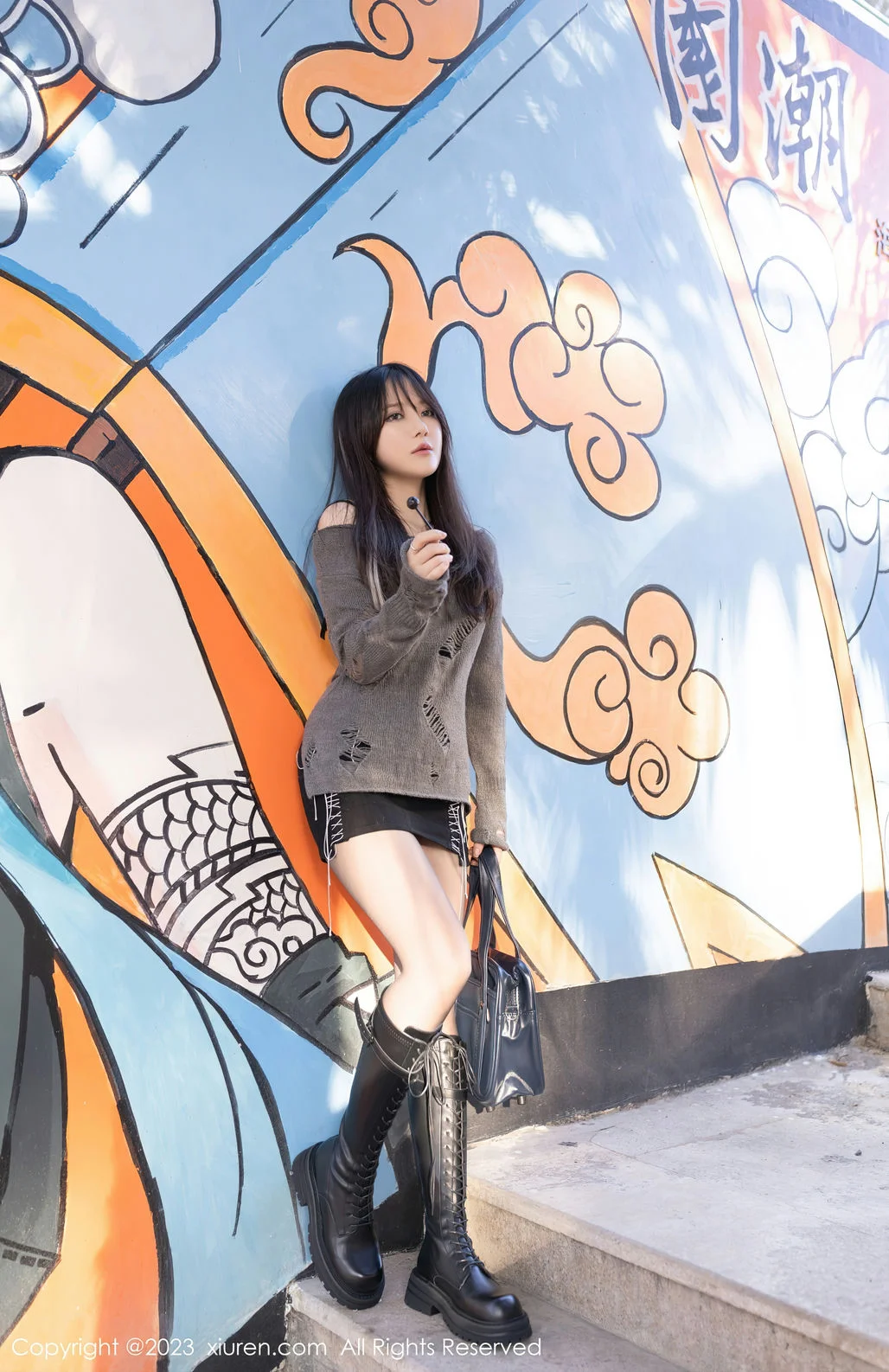 XiuRen 秀人 No.6436 鱼子酱Fish 拍摄主题“考试危机”性感写真111 - 1