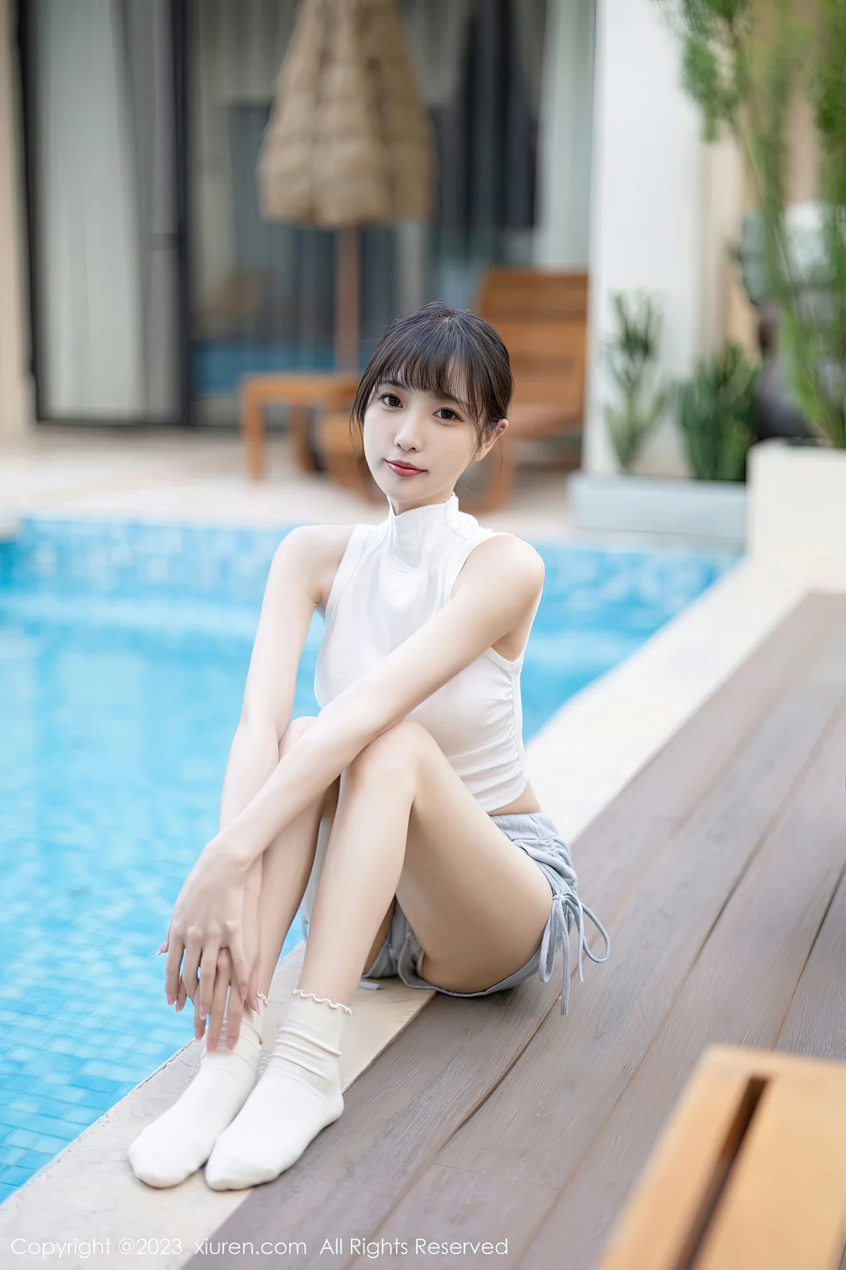 XiuRen 秀人 No.6455 林星阑 连衣短裙海南旅拍2 - 3