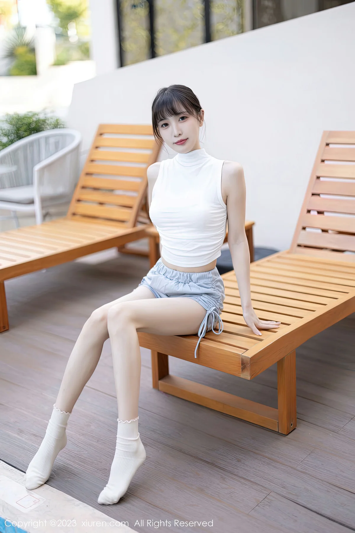 XiuRen 秀人 No.6455 林星阑 连衣短裙海南旅拍2 - 5