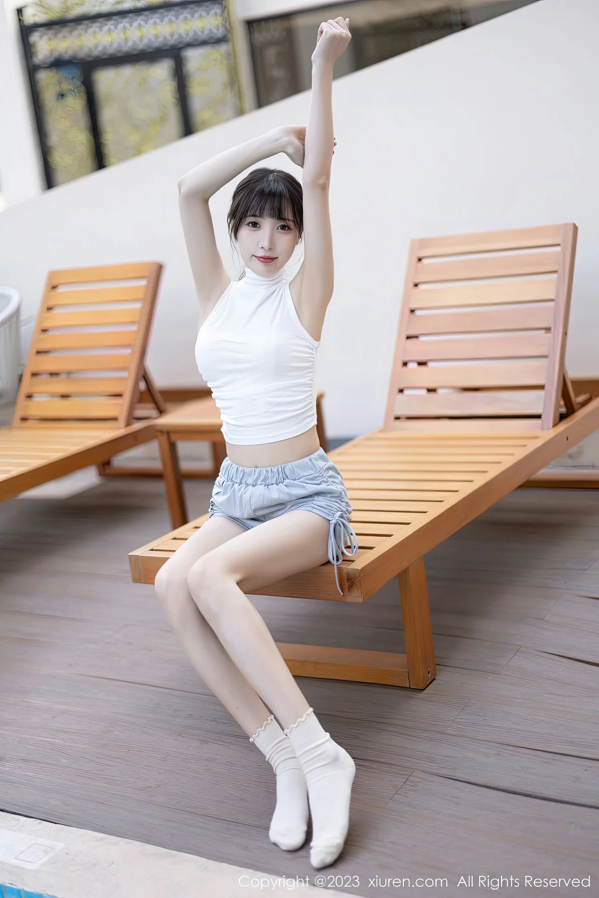 XiuRen 秀人 No.6455 林星阑 连衣短裙海南旅拍2 - 7