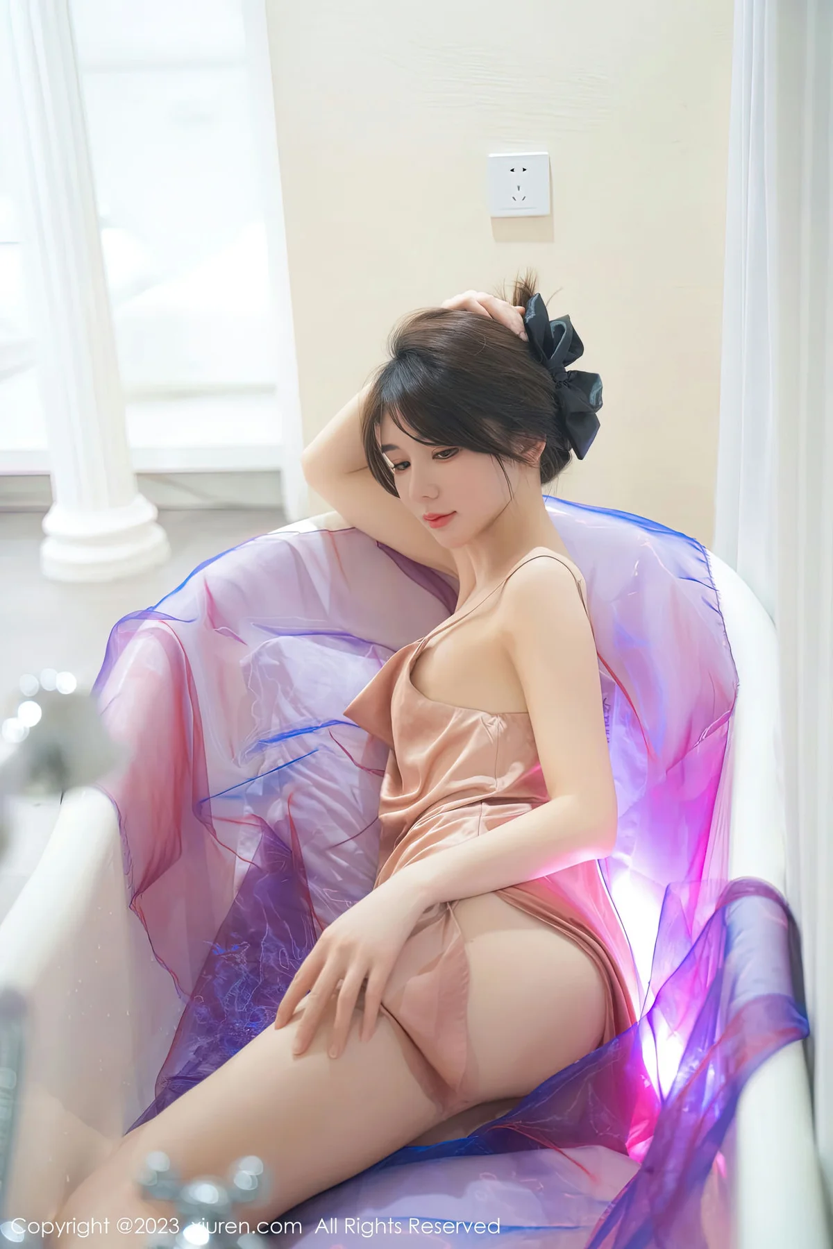 XiuRen 秀人 No.6458 婠婠么 浴室场景性感写真 - 8