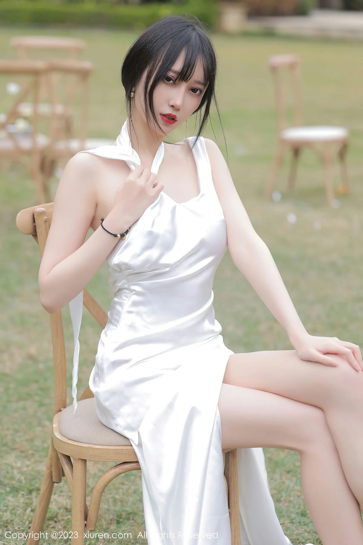 XiuRen 秀人 No.6466 玥儿玥er 白色长礼裙二月万宁旅拍 - 9