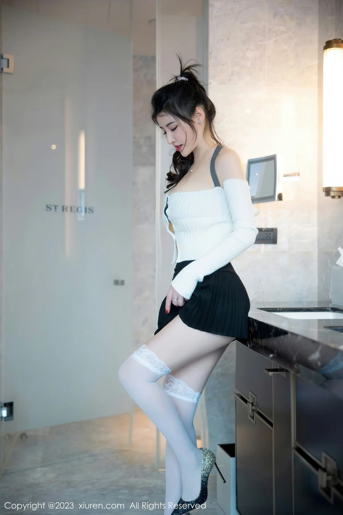 XiuRen 秀人 No.6484 诗诗kiki 诱人白色丝袜性感写真2 - 8